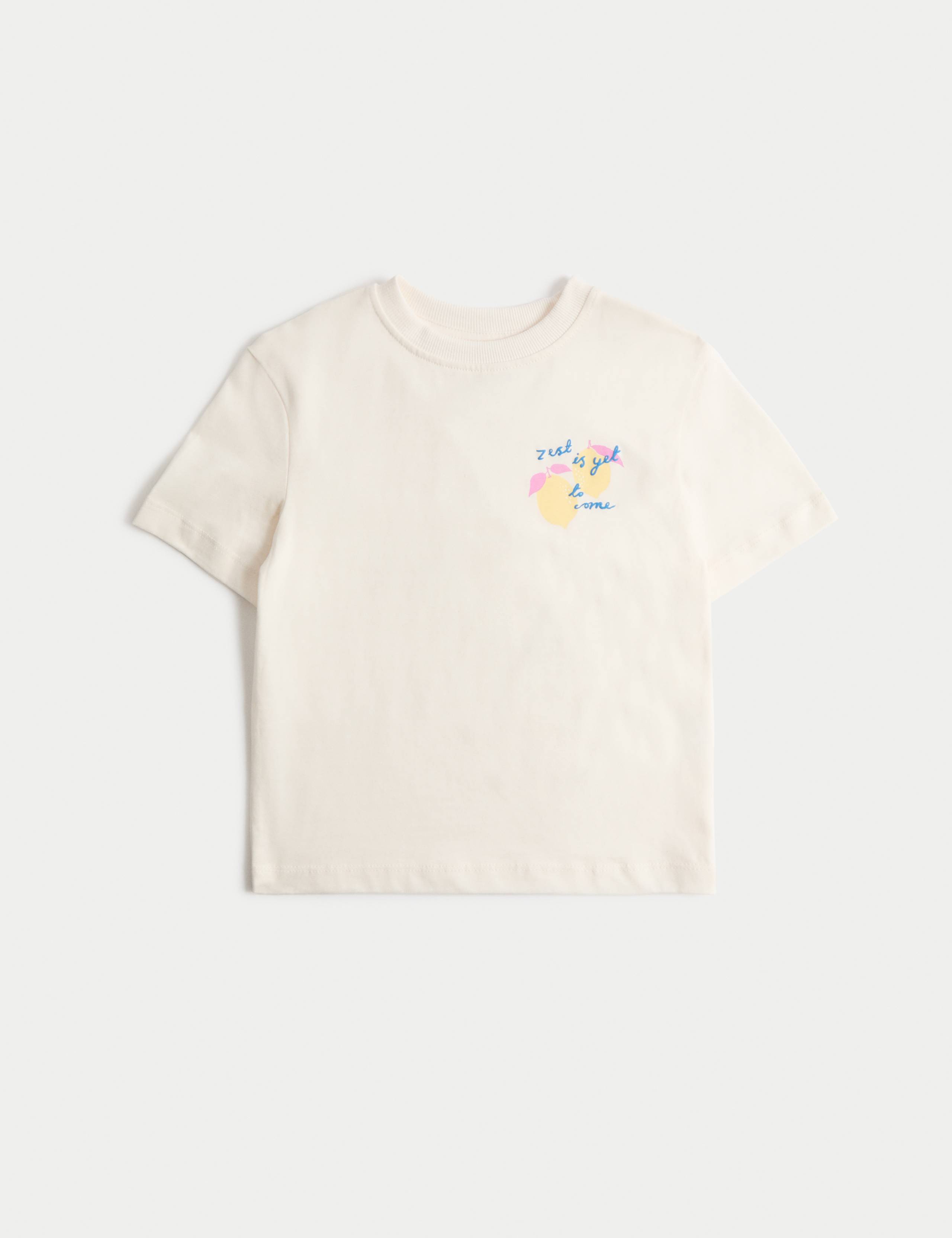 Pure Cotton Lemon T-Shirt (2-8 Years)
