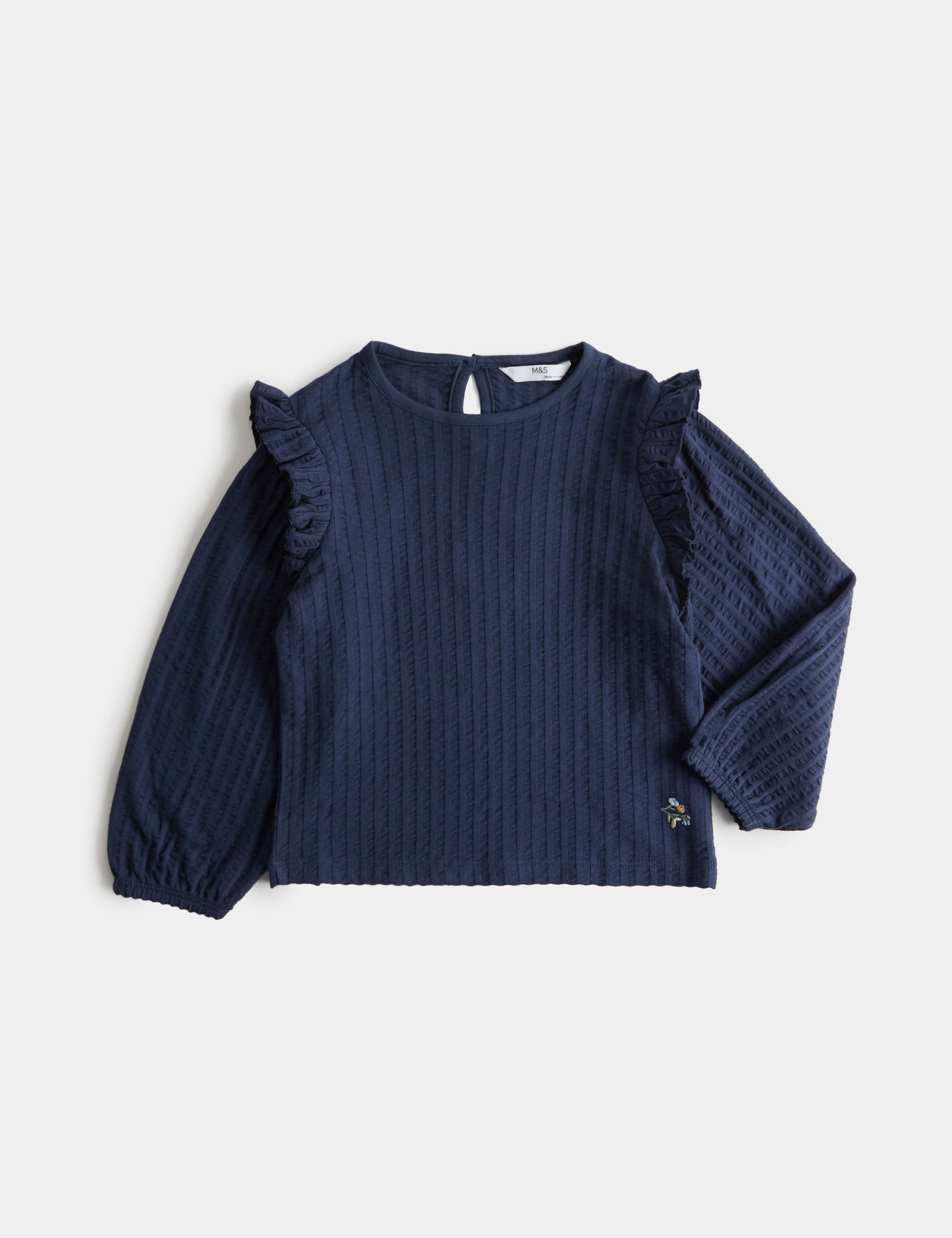 Pure Cotton Jersey Blouse (2-8 Yrs)