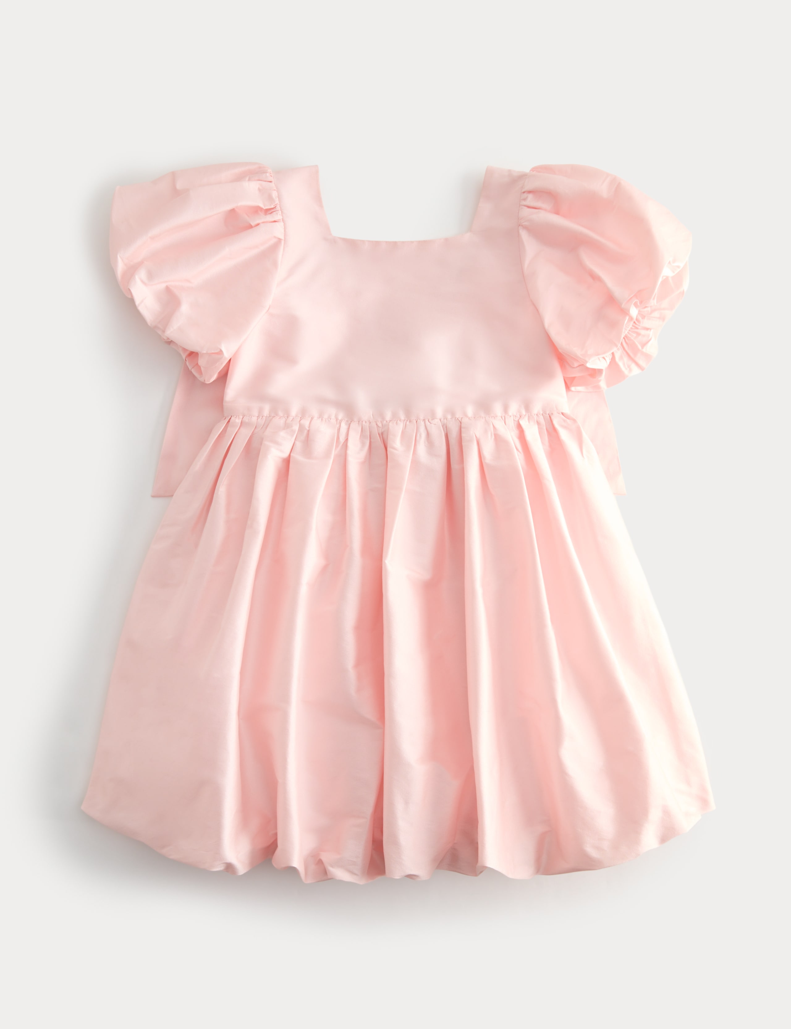 Taffeta Bow Dress (2-16 Yrs)