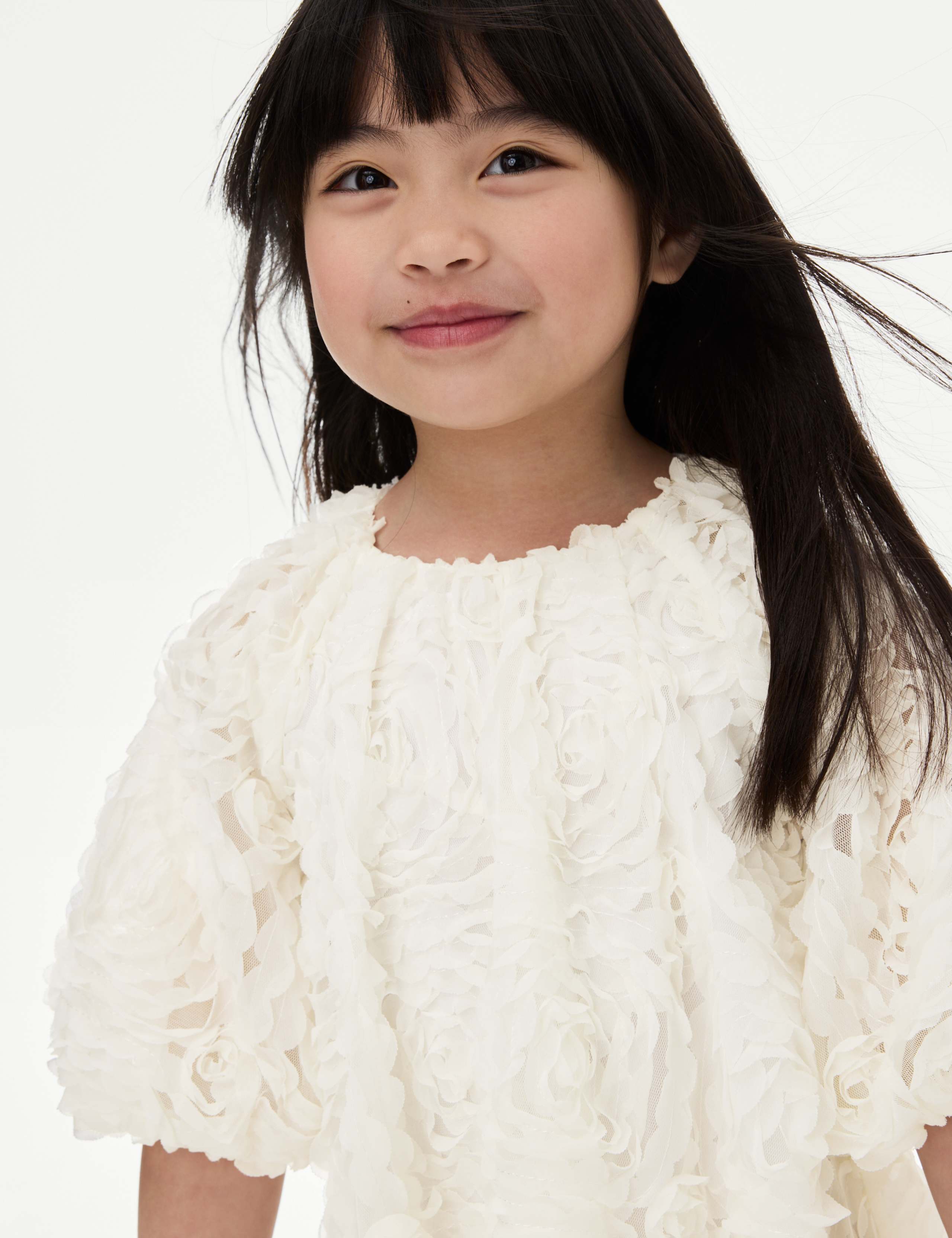 Mesh Floral Dress (2-8 Yrs)
