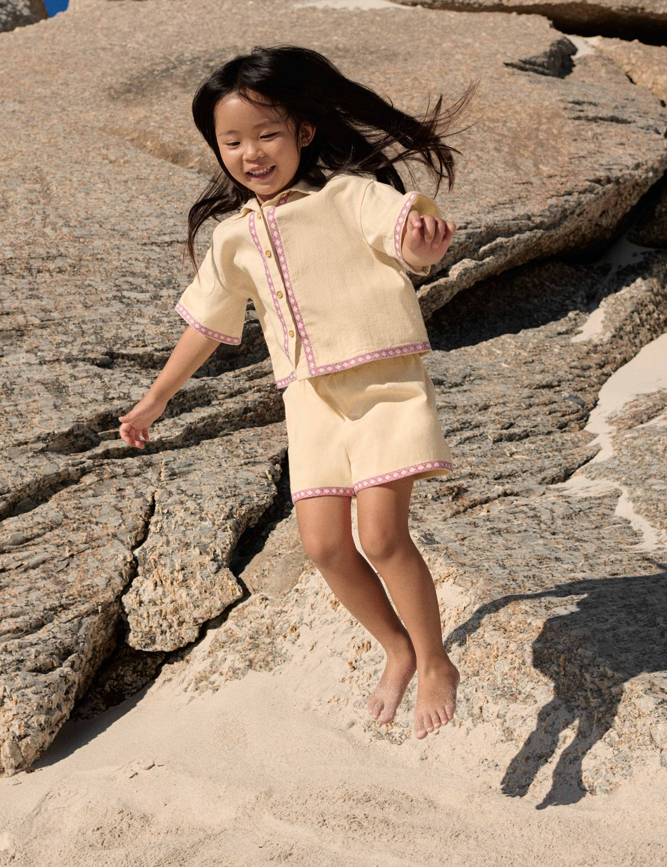 2 Piece Pure Cotton Palm Tree Outfit (2-10 Yrs)
