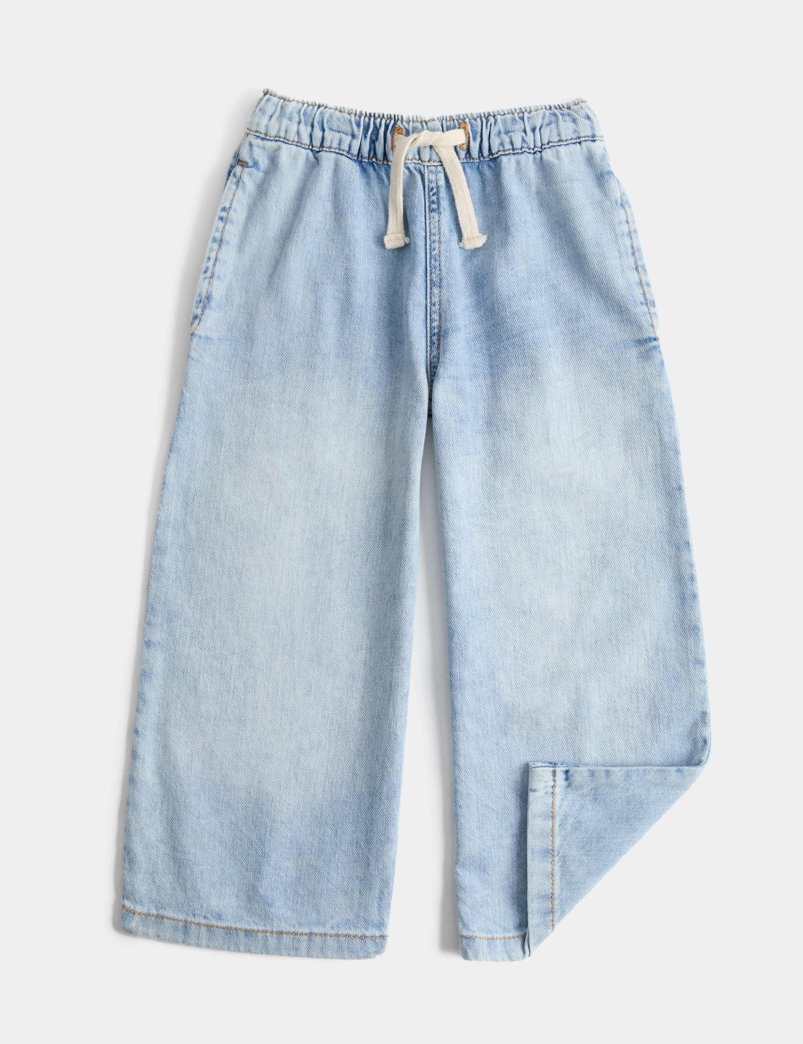 Denim Wide Leg Jeans (2-8 Yrs)
