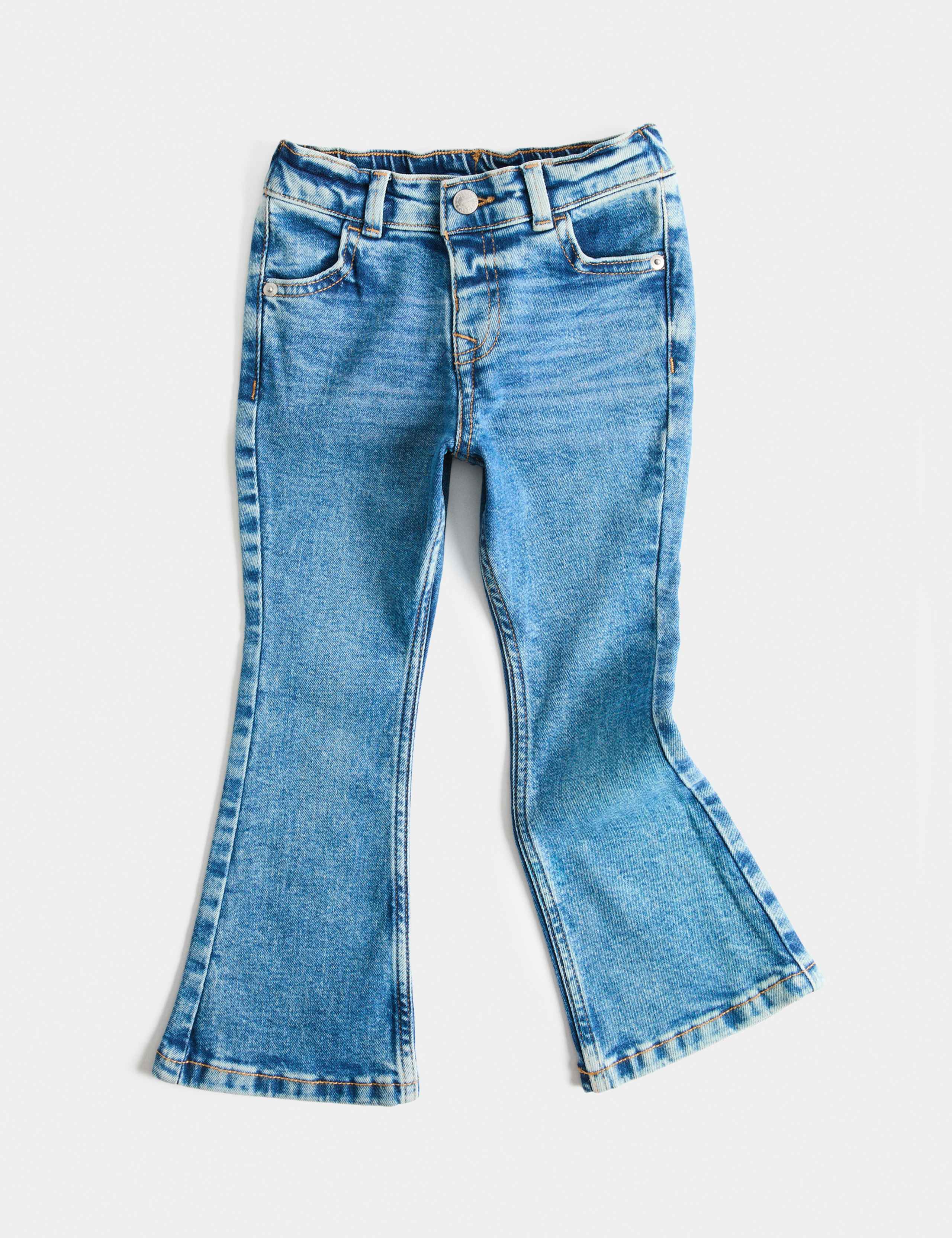 Flared Denim Jeans (2-8 Yrs)