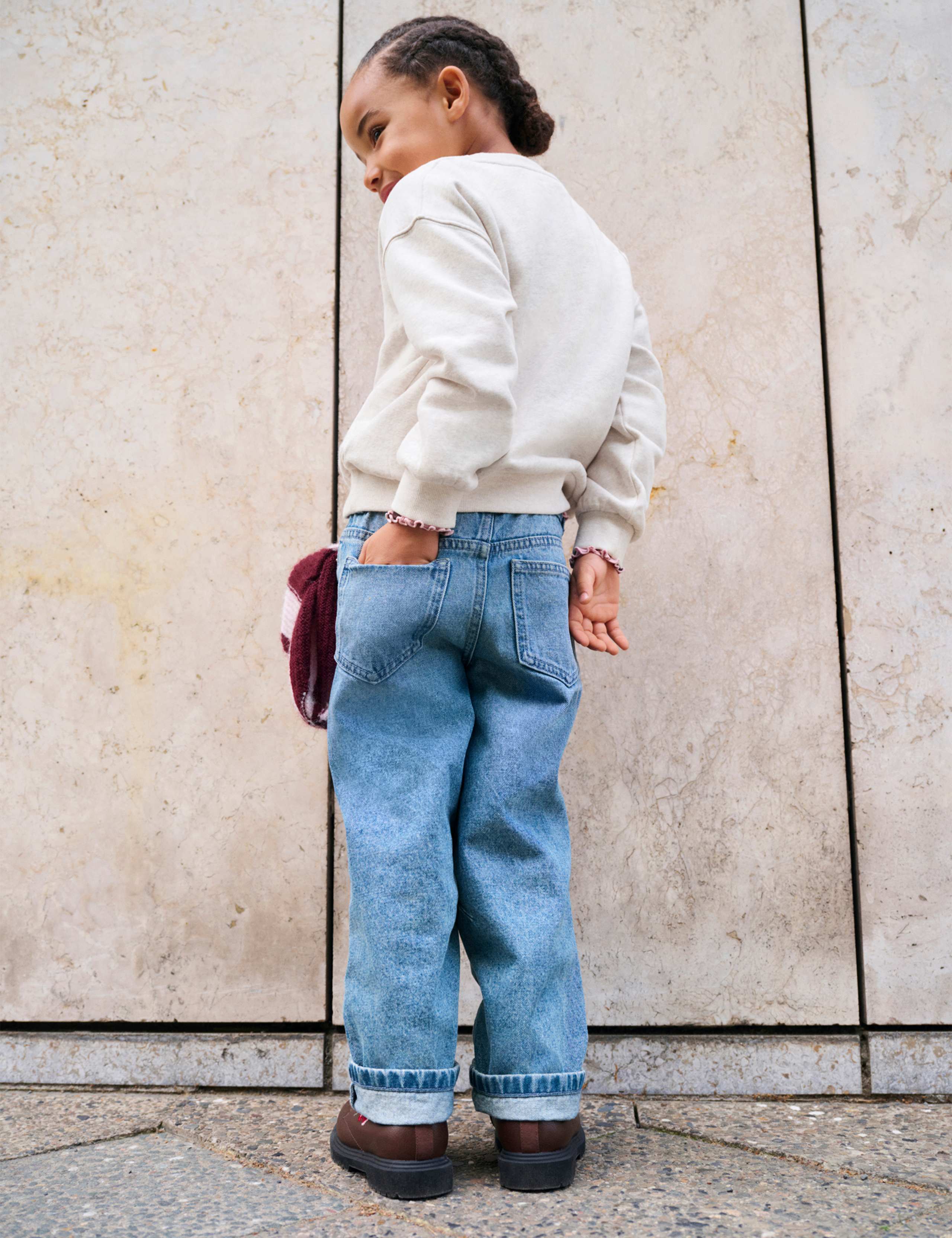 Denim Barrel Jeans (2-8 Yrs)