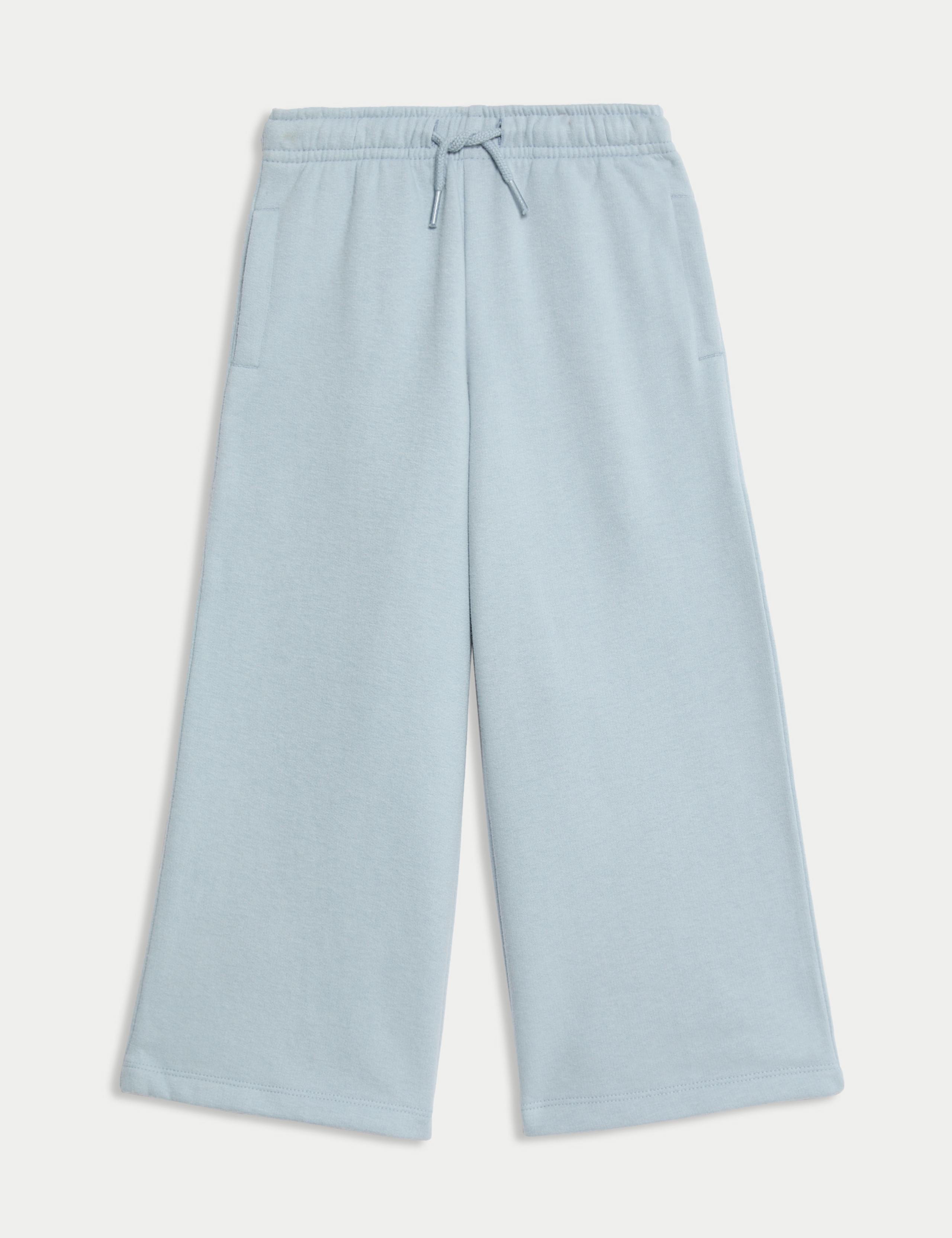 Cotton Rich Wide Leg Joggers (2-8 Yrs)