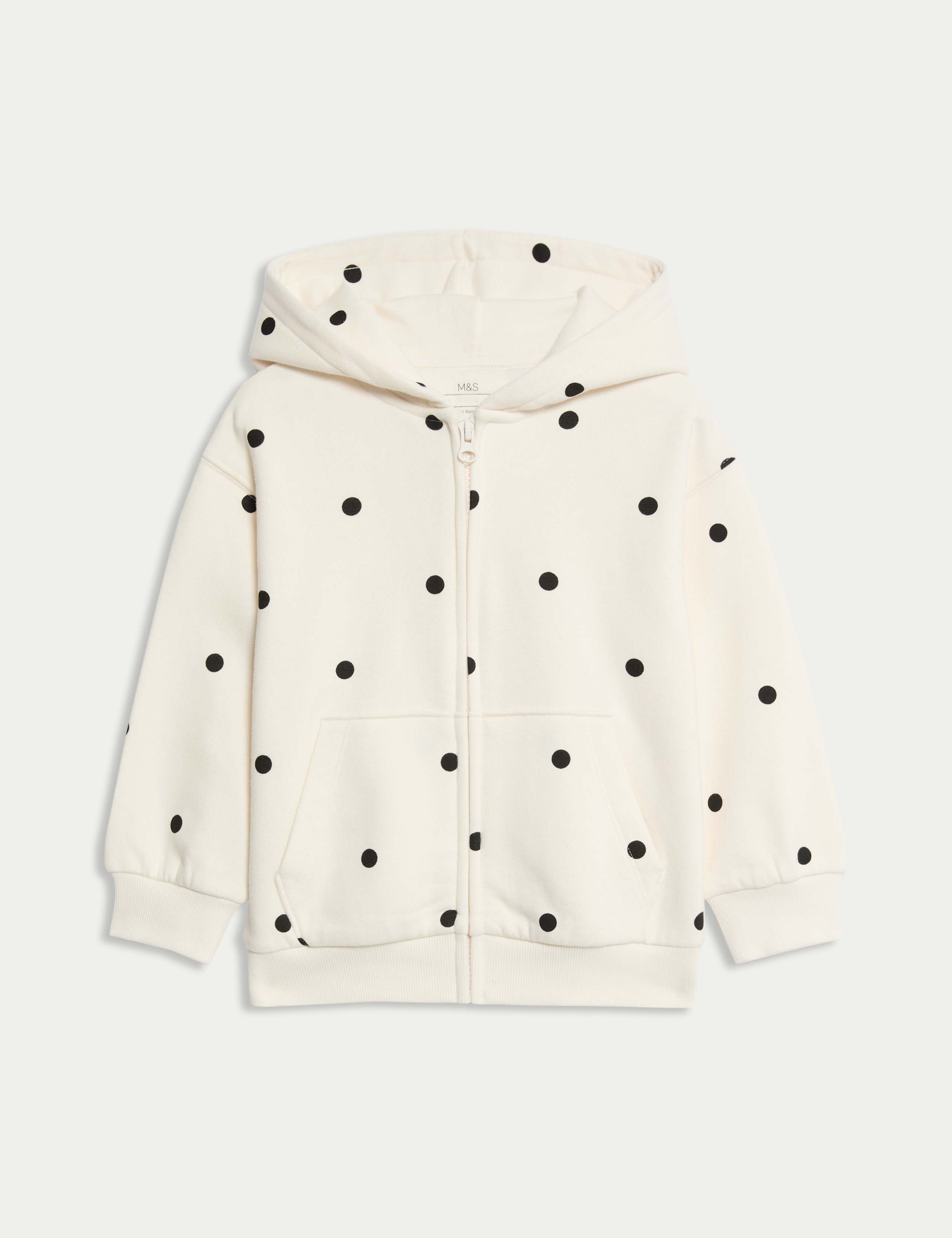 Cotton Rich Polka Dot Hoodie (2-8 Yrs)