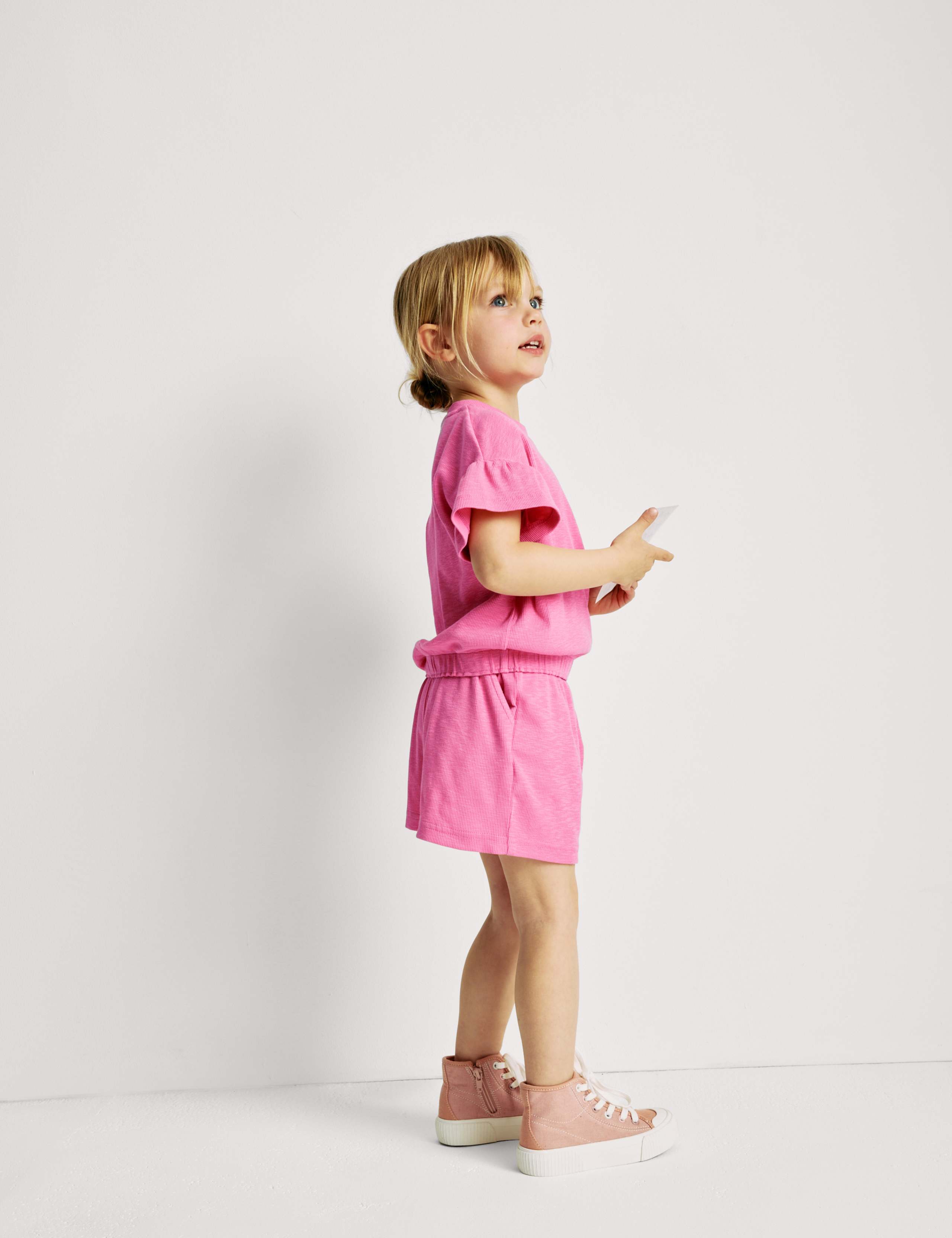 Cotton Rich Ribbed Top & Bottom Outfit (1-8 Years)
