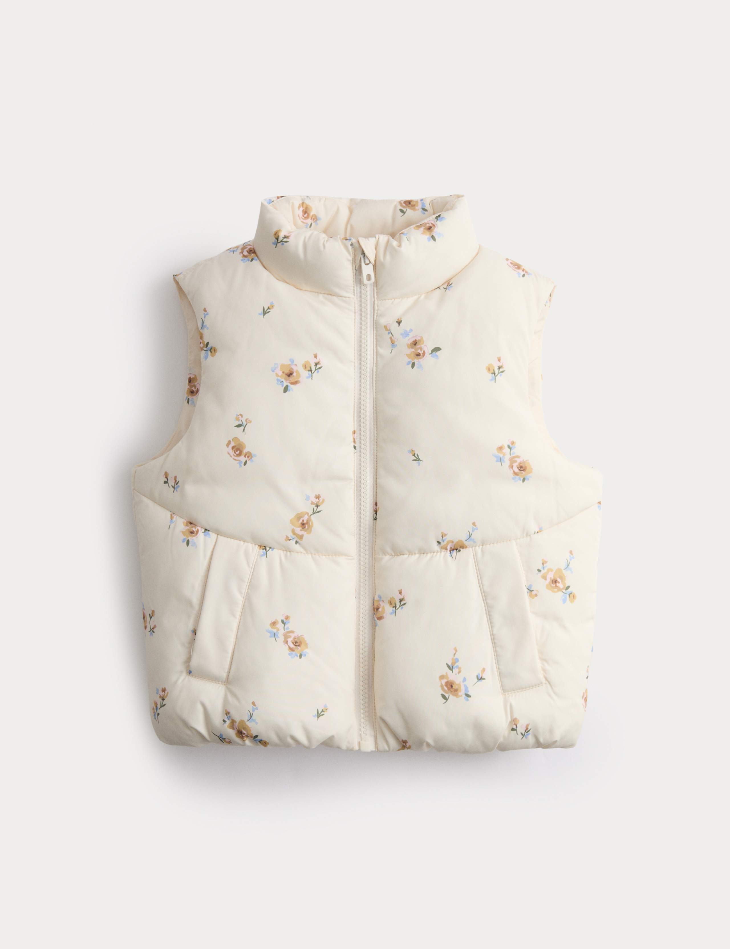 Floral Padded Gilet (2-10 Yrs)