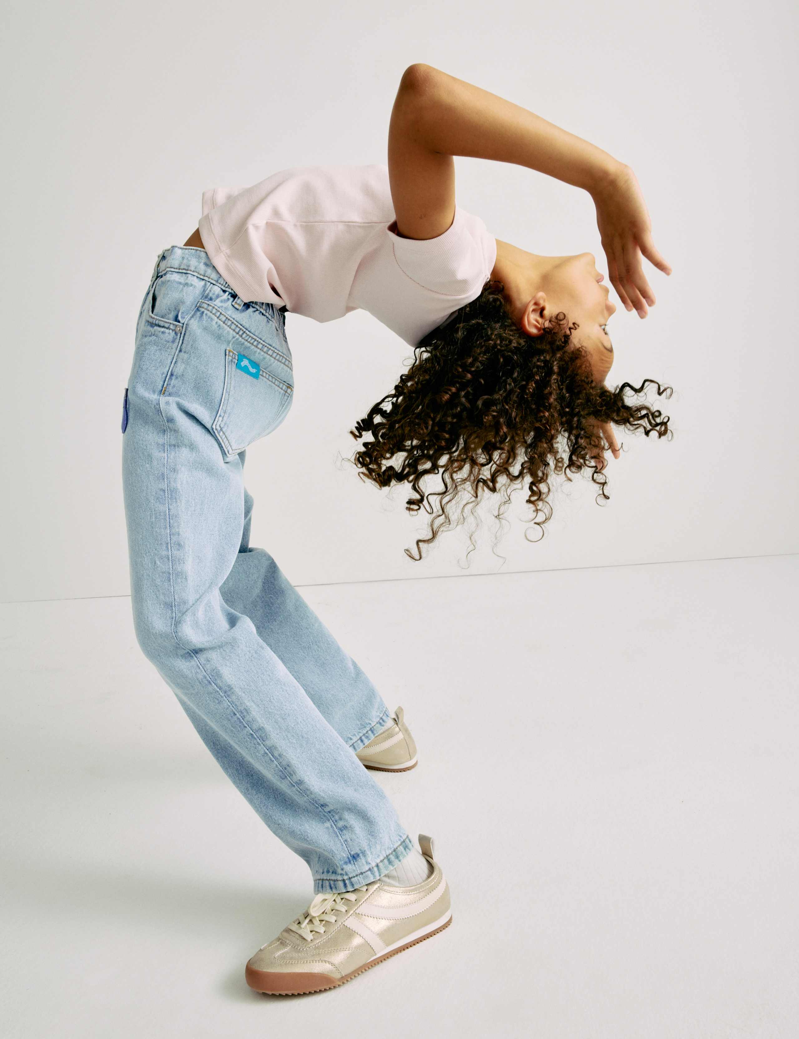Squishmallow™ Denim Elasticated Waist Jeans (5-12 Yrs)