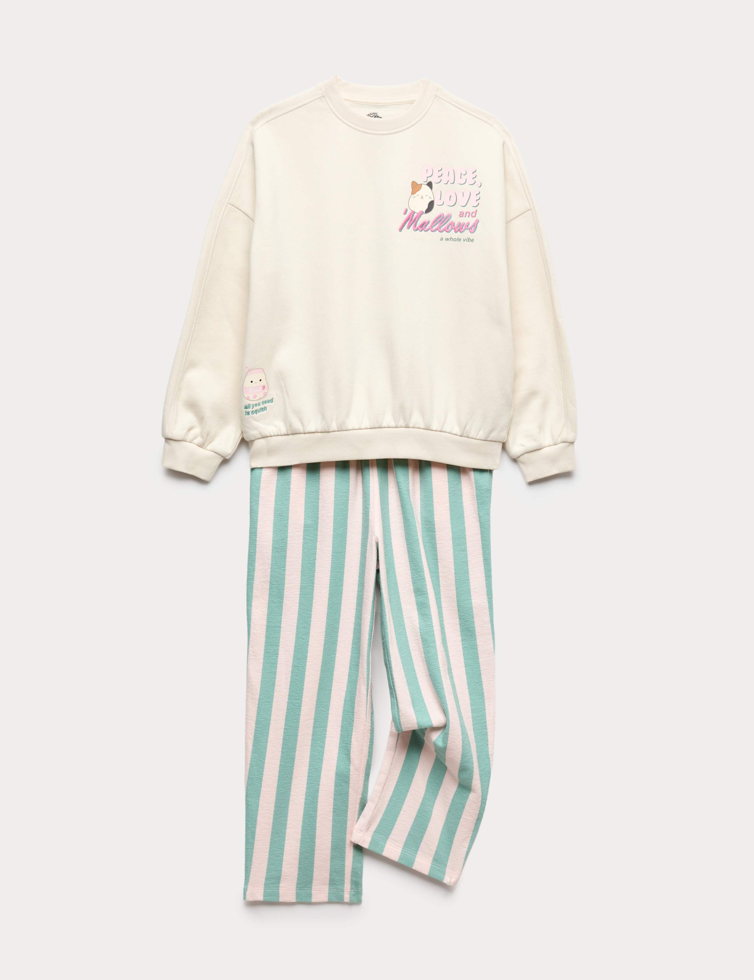 2 Piece Cotton Rich Squishmallows™ Sweat Outfit (2-10 Yrs)
