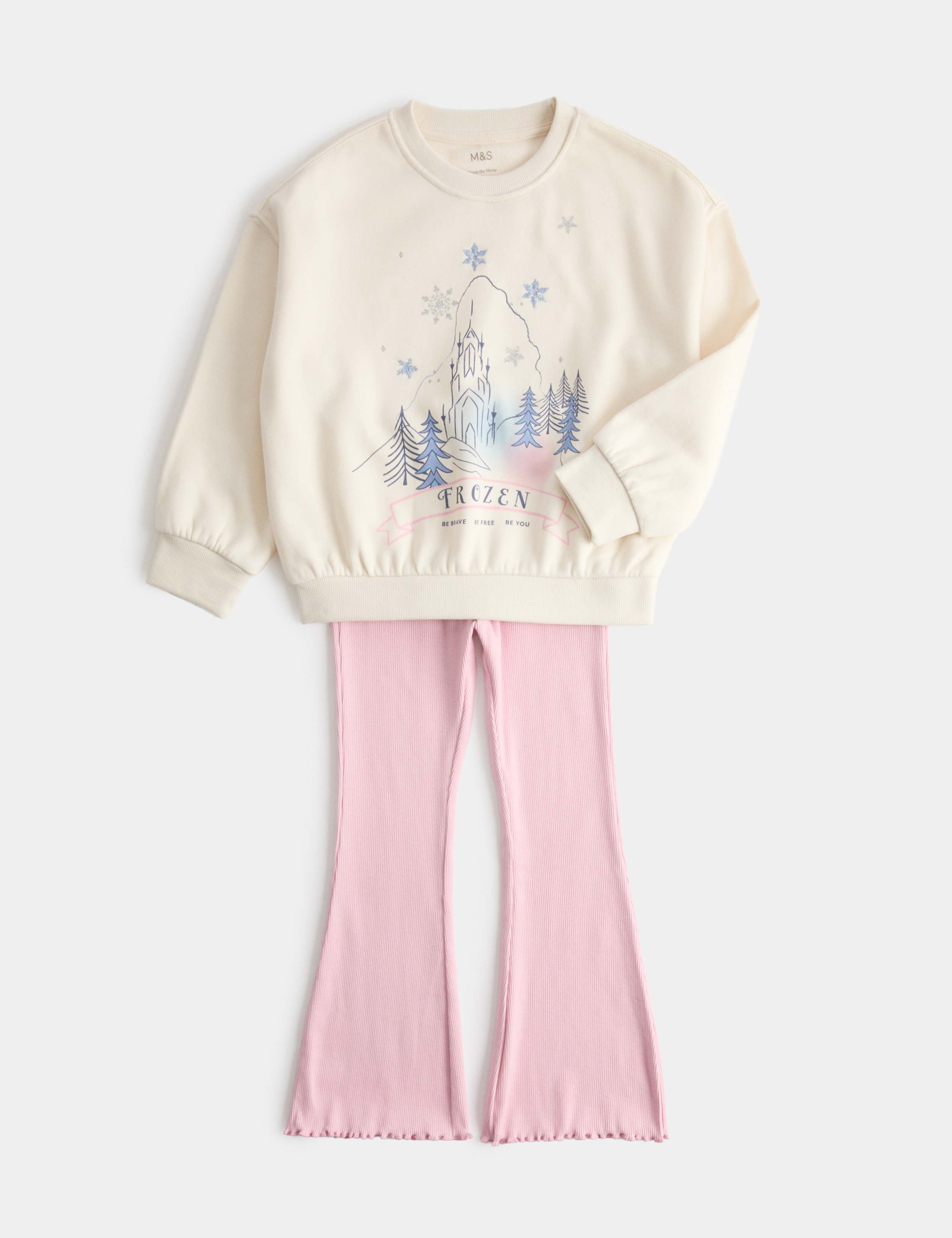 2 Piece Cotton Rich Disney Frozen™ Sweat Outfit (2-8 Yrs)