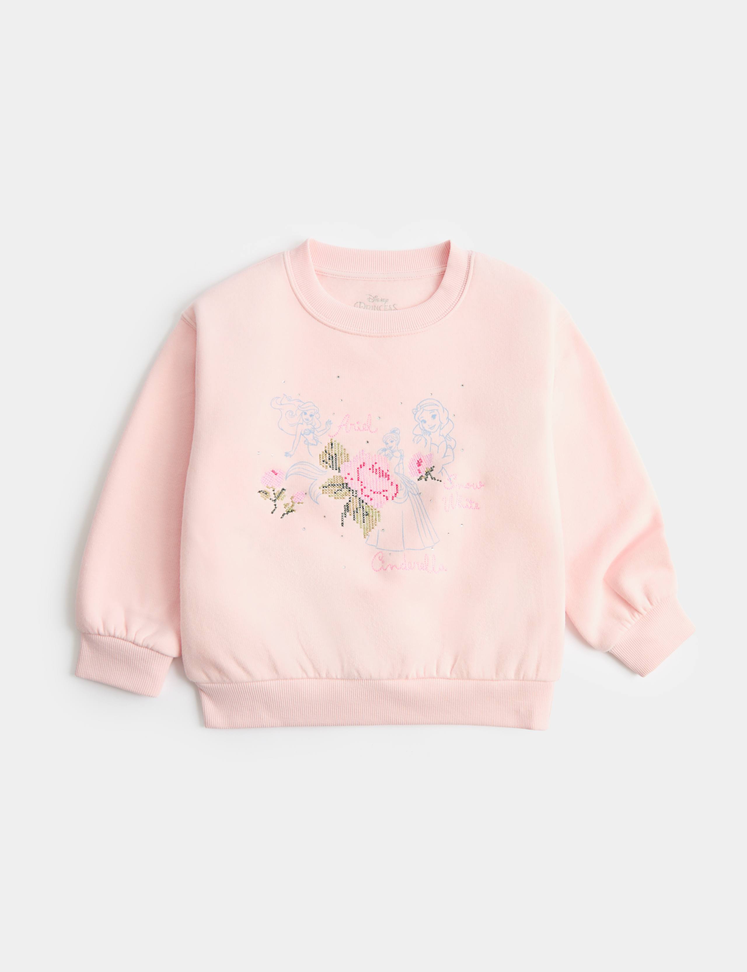 Cotton Rich Disney Princess™ Sweatshirt (2-8 Yrs)