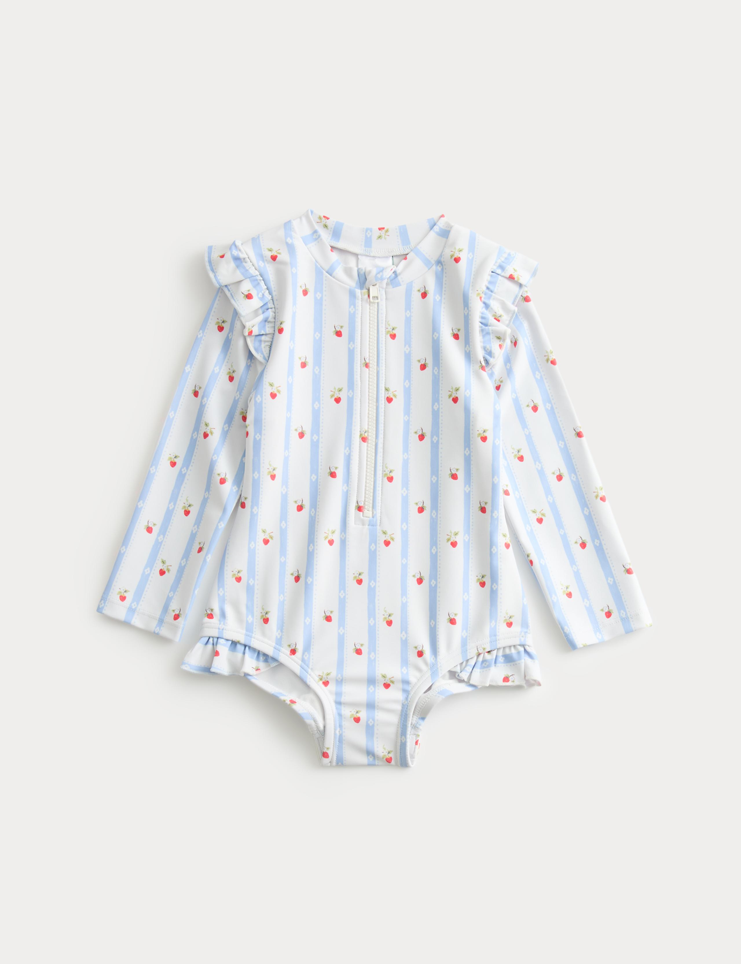 Strawberry Stripe Swimsuit (0-3 Yrs)