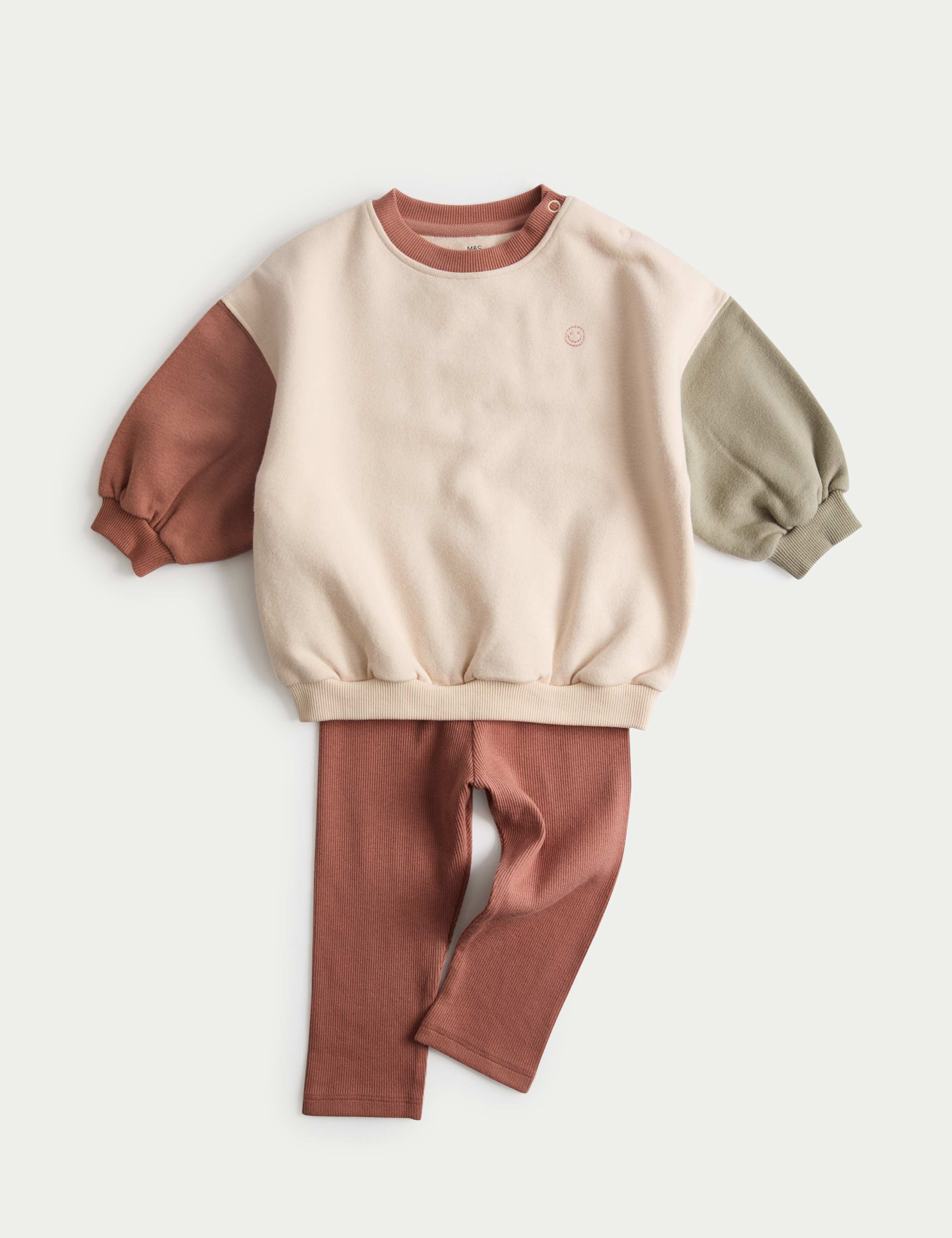 2 Piece Cotton Rich Top & Bottom Outfit (0-3 Yrs)