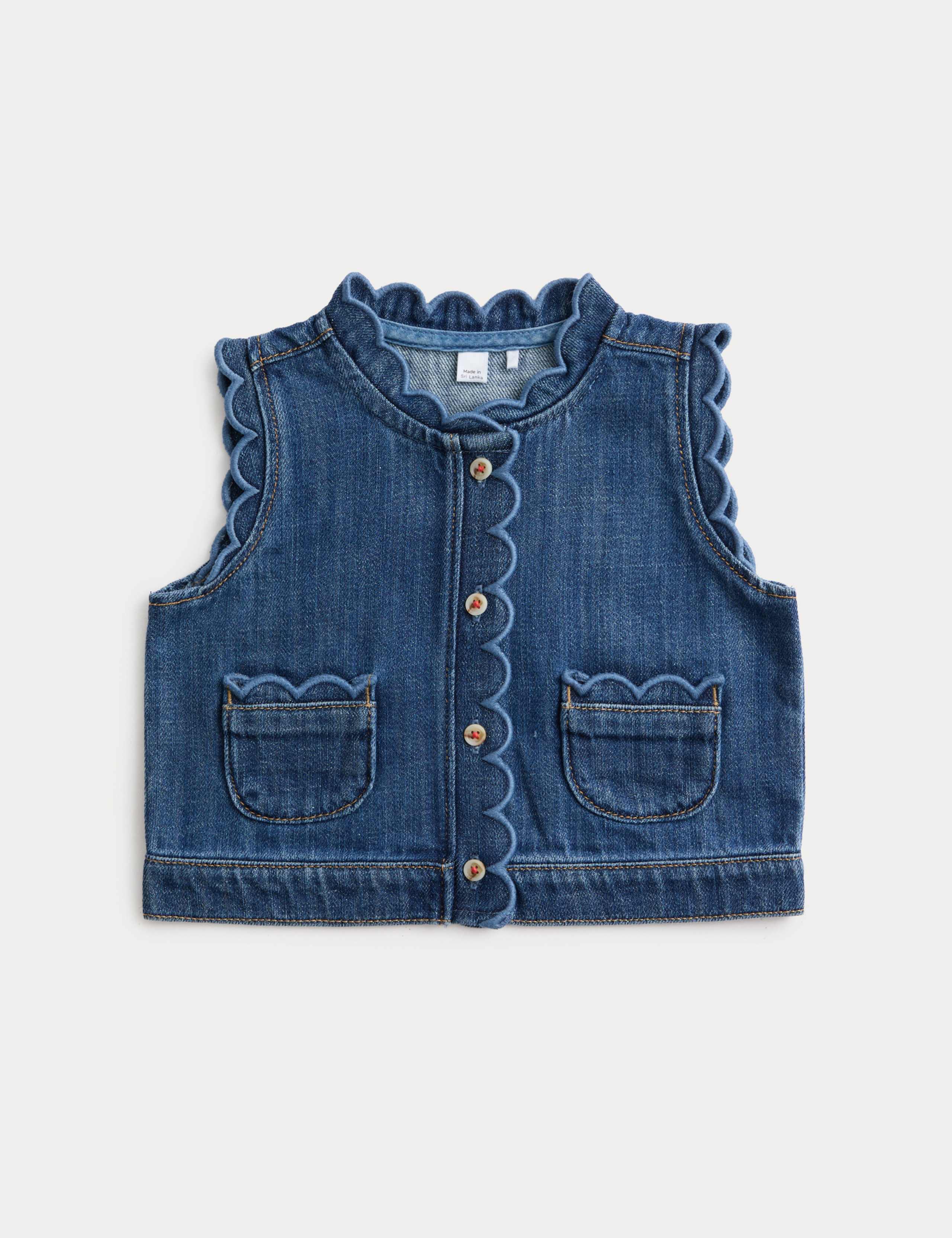 Denim Gilet (0-3 Yrs)
