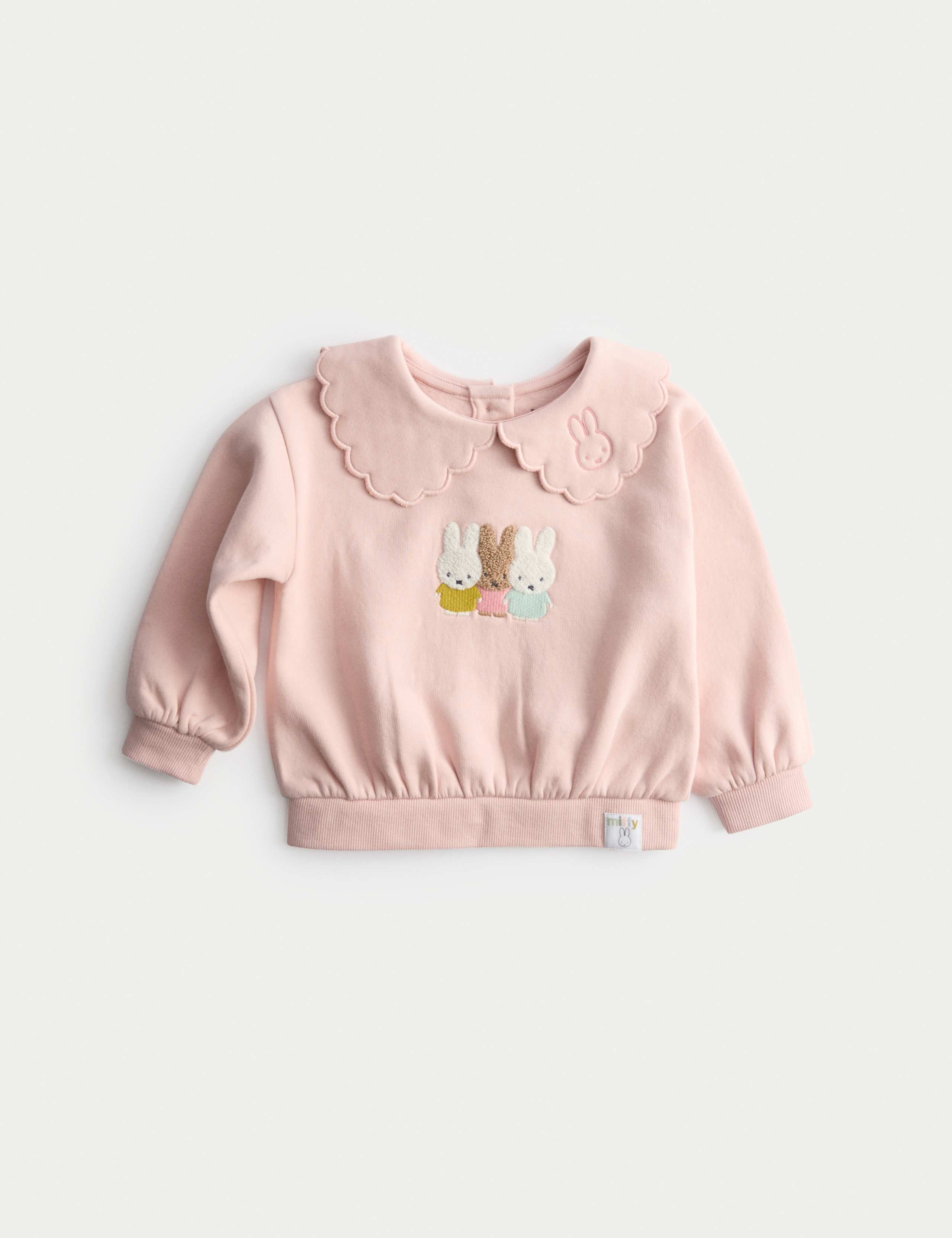 Cotton Rich Miffy™ Collar Sweatshirt (0-3 Yrs)