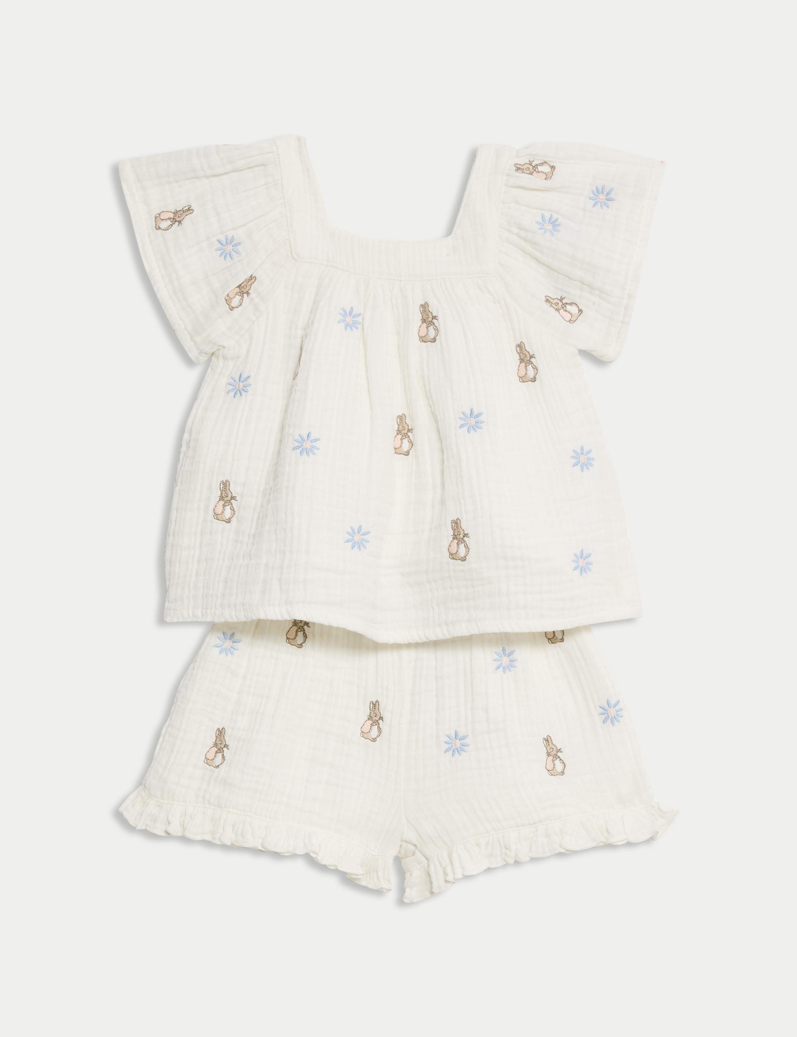 2pc Pure Cotton Peter Rabbit™ Outfit (0-3 Yrs)