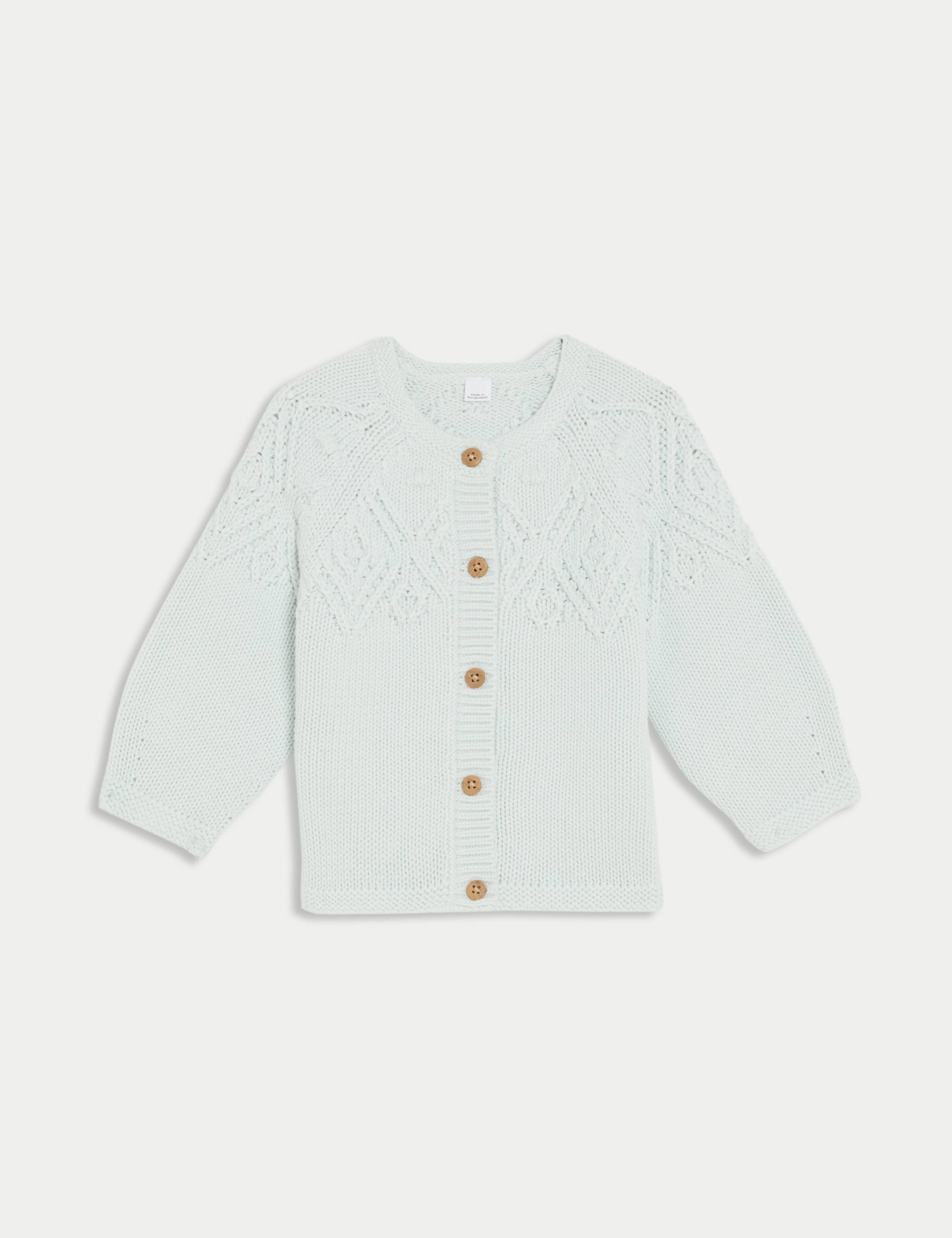 Pure Cotton Patterned Cardigan (0-3 Yrs)