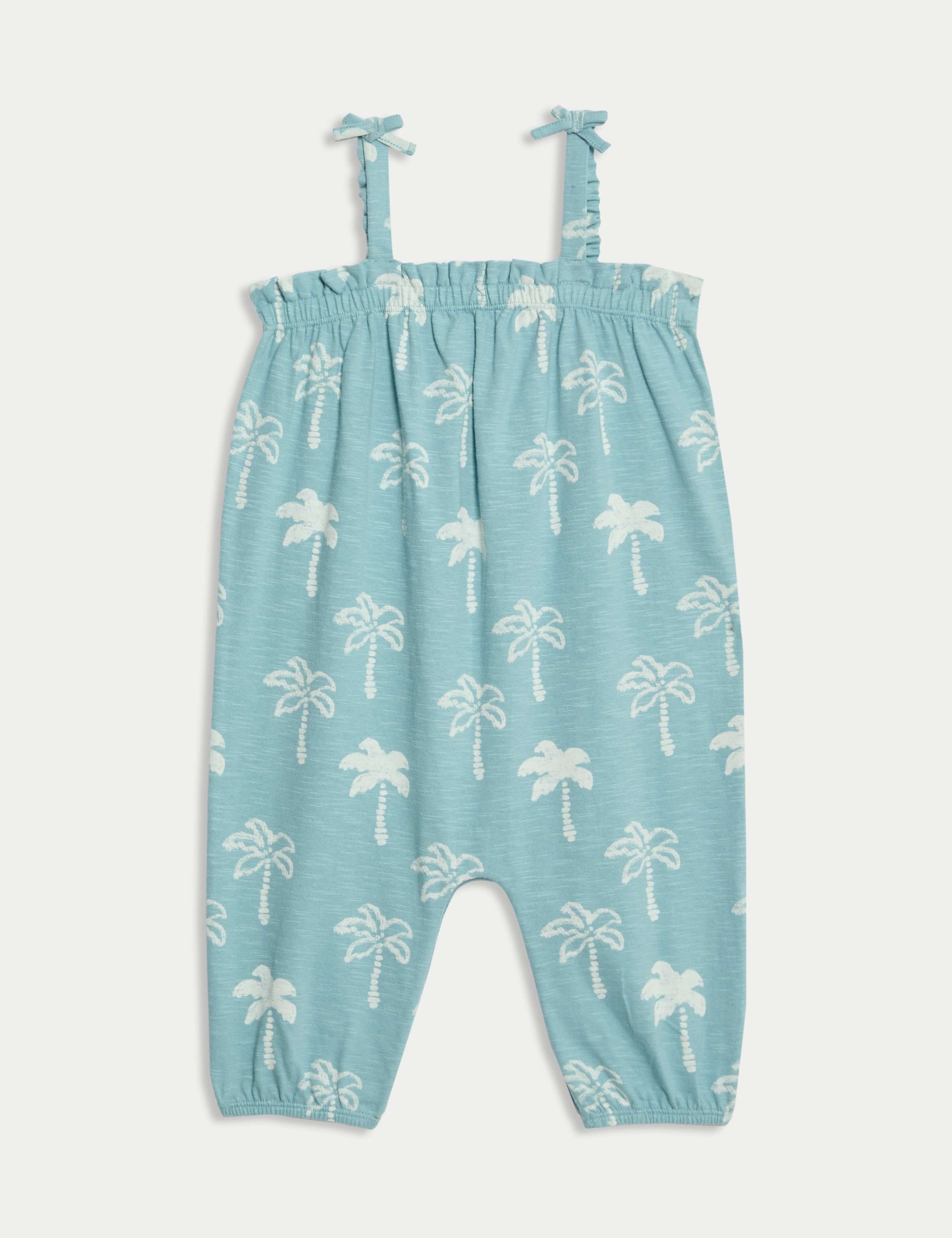 Pure Cotton Palm Romper (0-3 Yrs)