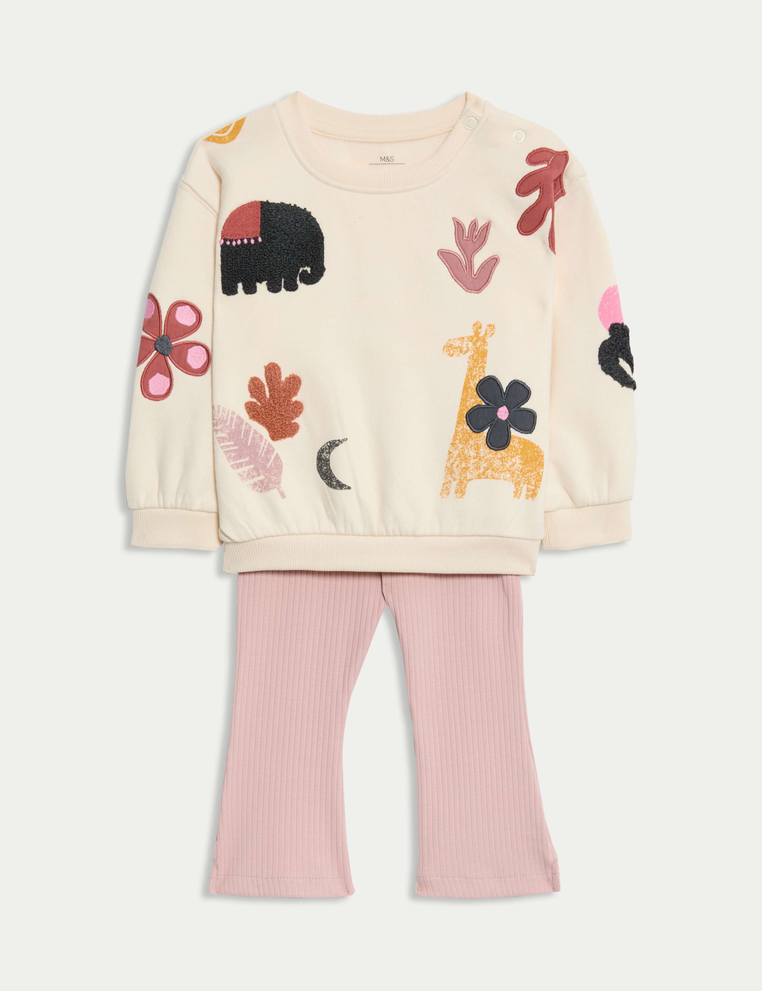 2pc Cotton Rich Safari Outfit (0-3 Yrs)