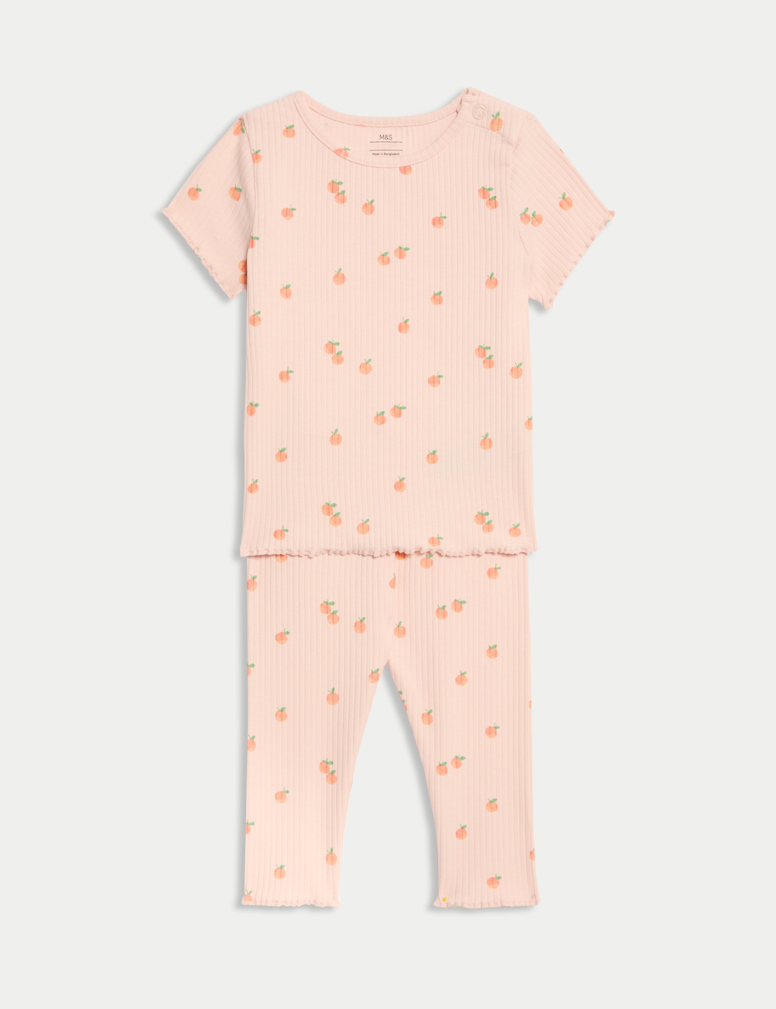 2pc Cotton Rich Orange Top & Bottom Outfit (0-3 Yrs)