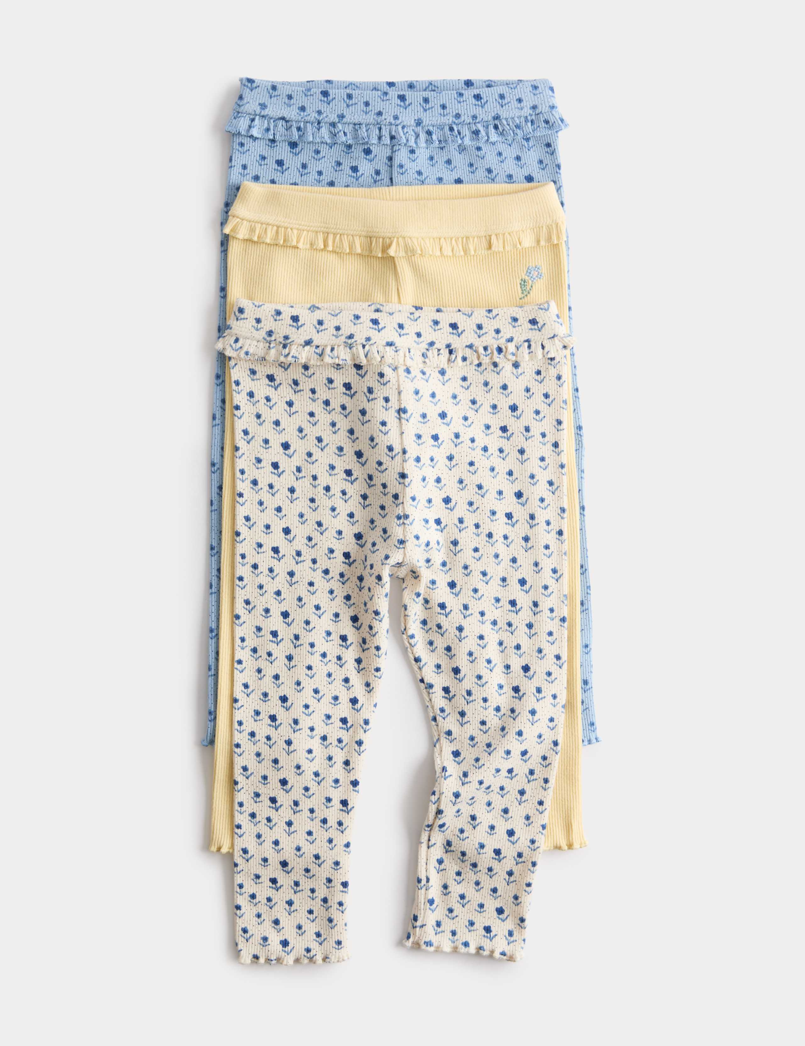 3 Pack Cotton Rich Leggings (0-3 Years)