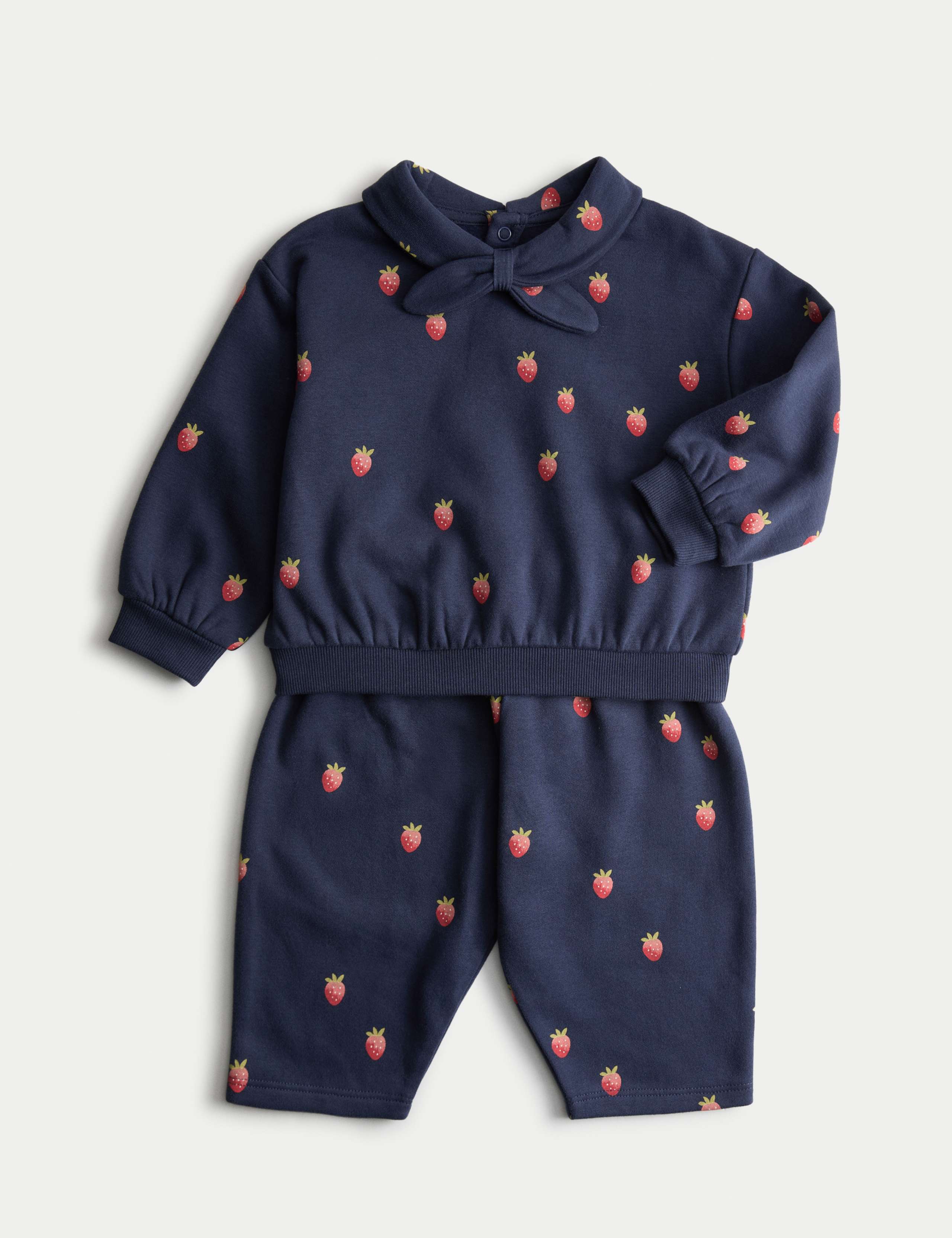 2pc Cotton Rich Strawberry Top & Bottom Outfit (0 Mths-3 Yrs)