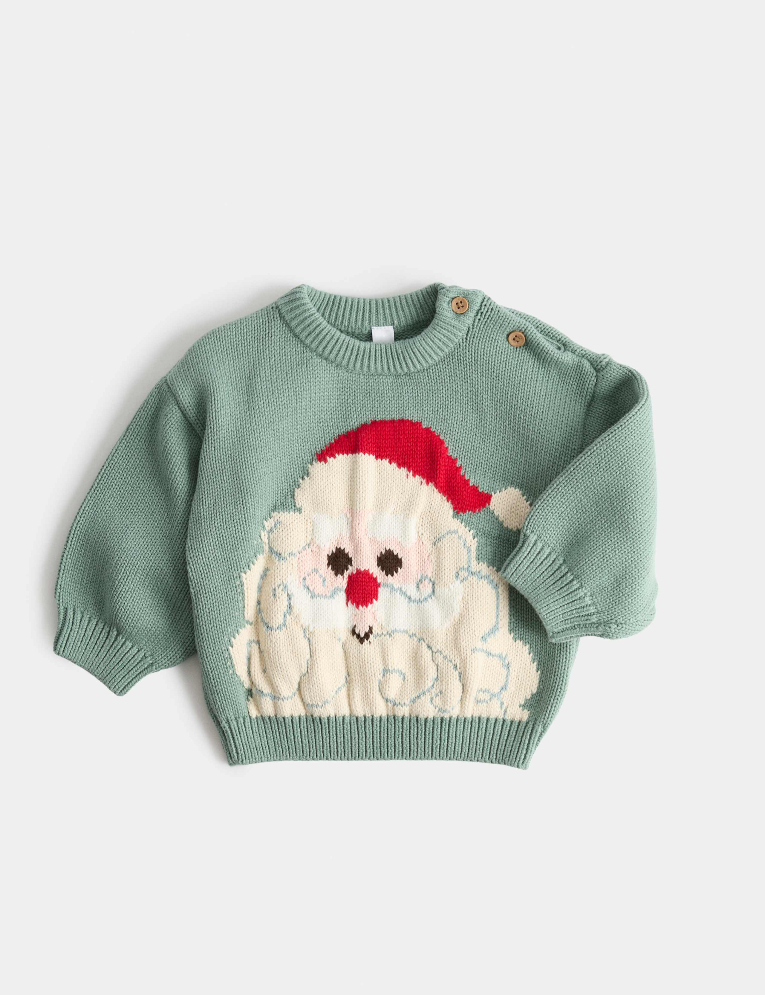 Pure Cotton Christmas Knitted Jumper
