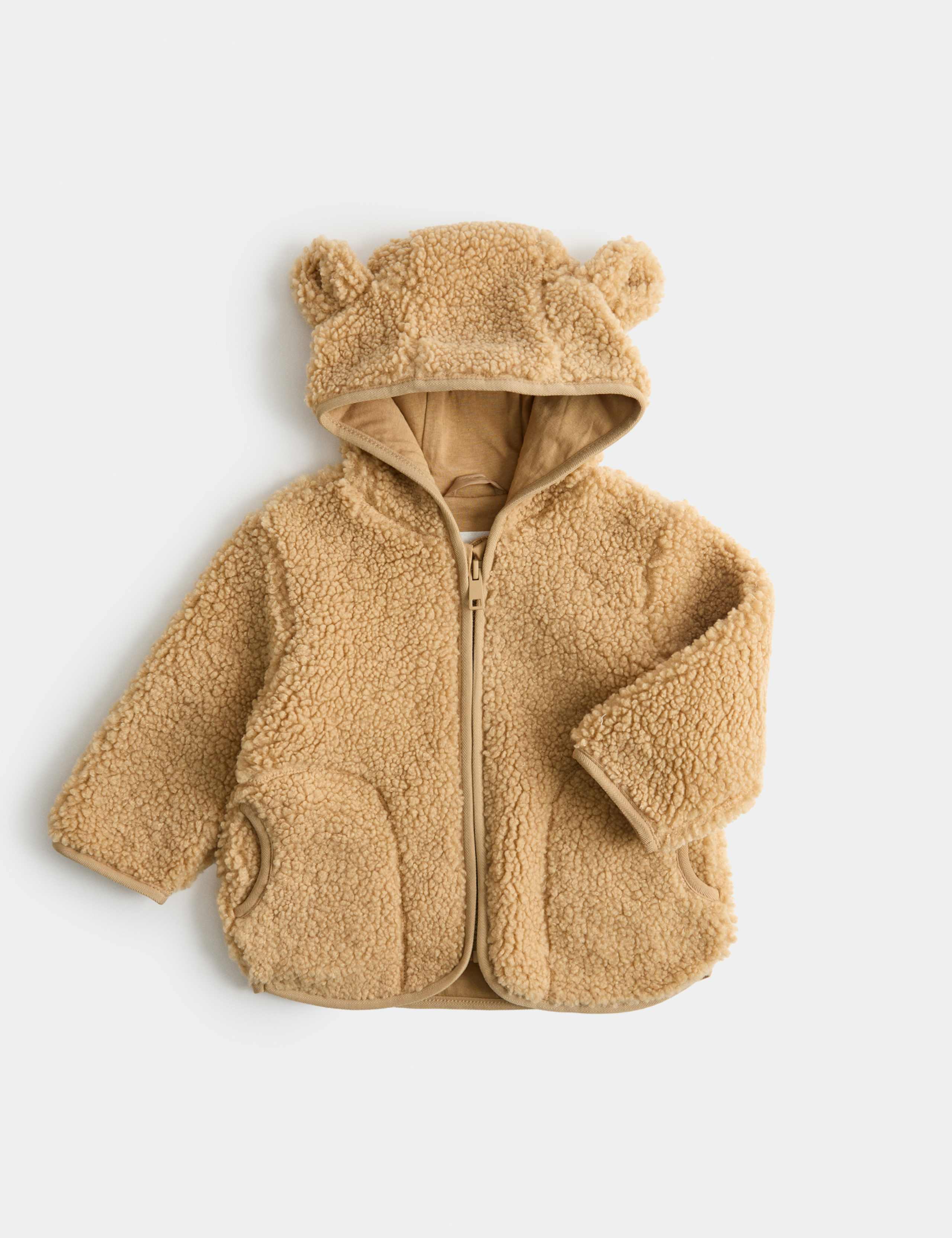 Borg Hooded Jacket (0-4 Yrs)