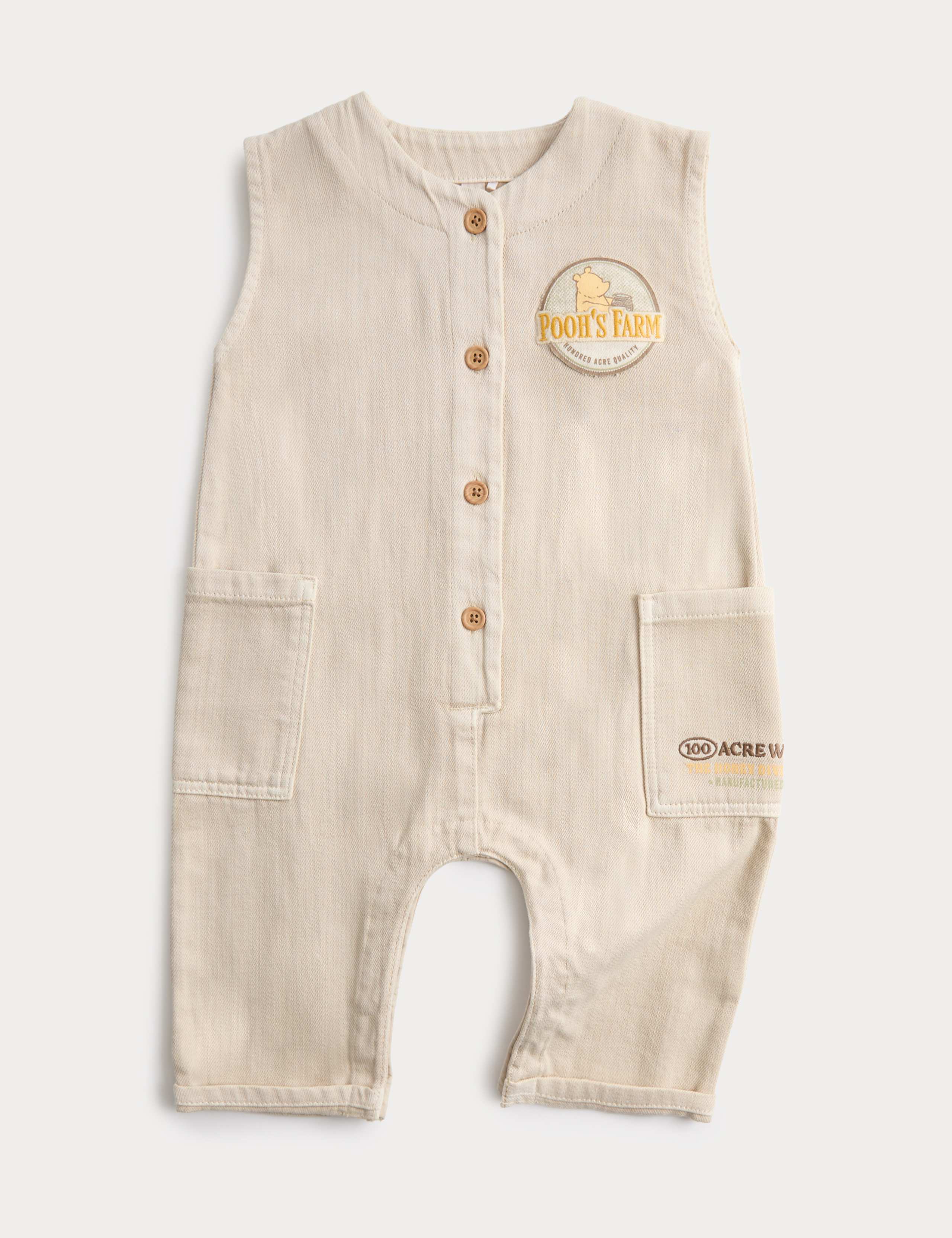 Cotton Rich Winnie the Pooh™ Romper (0-3 Yrs)