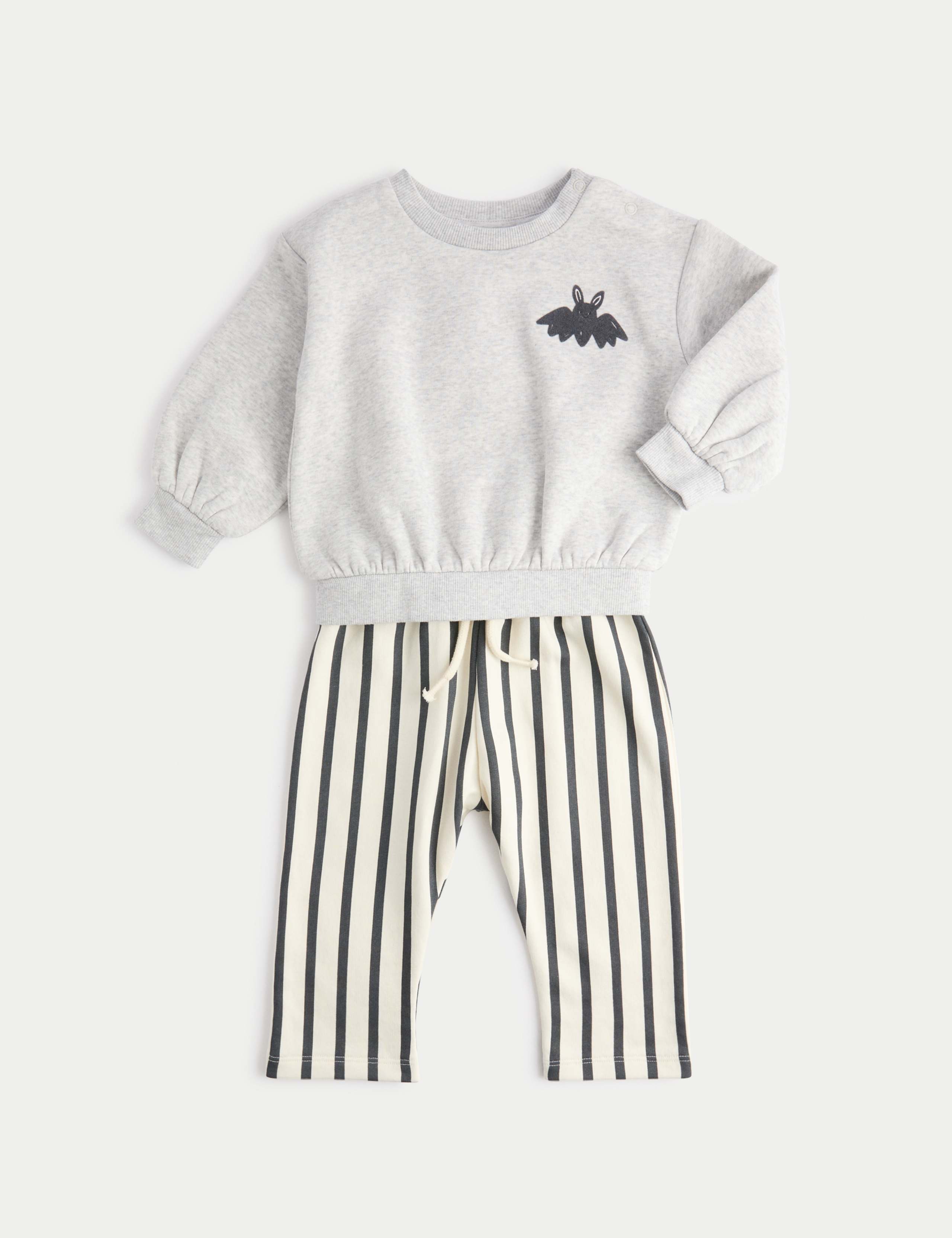 2pc Cotton Rich Too Cute To Spook Jersey Outfit (0 Mths-6 Yrs)