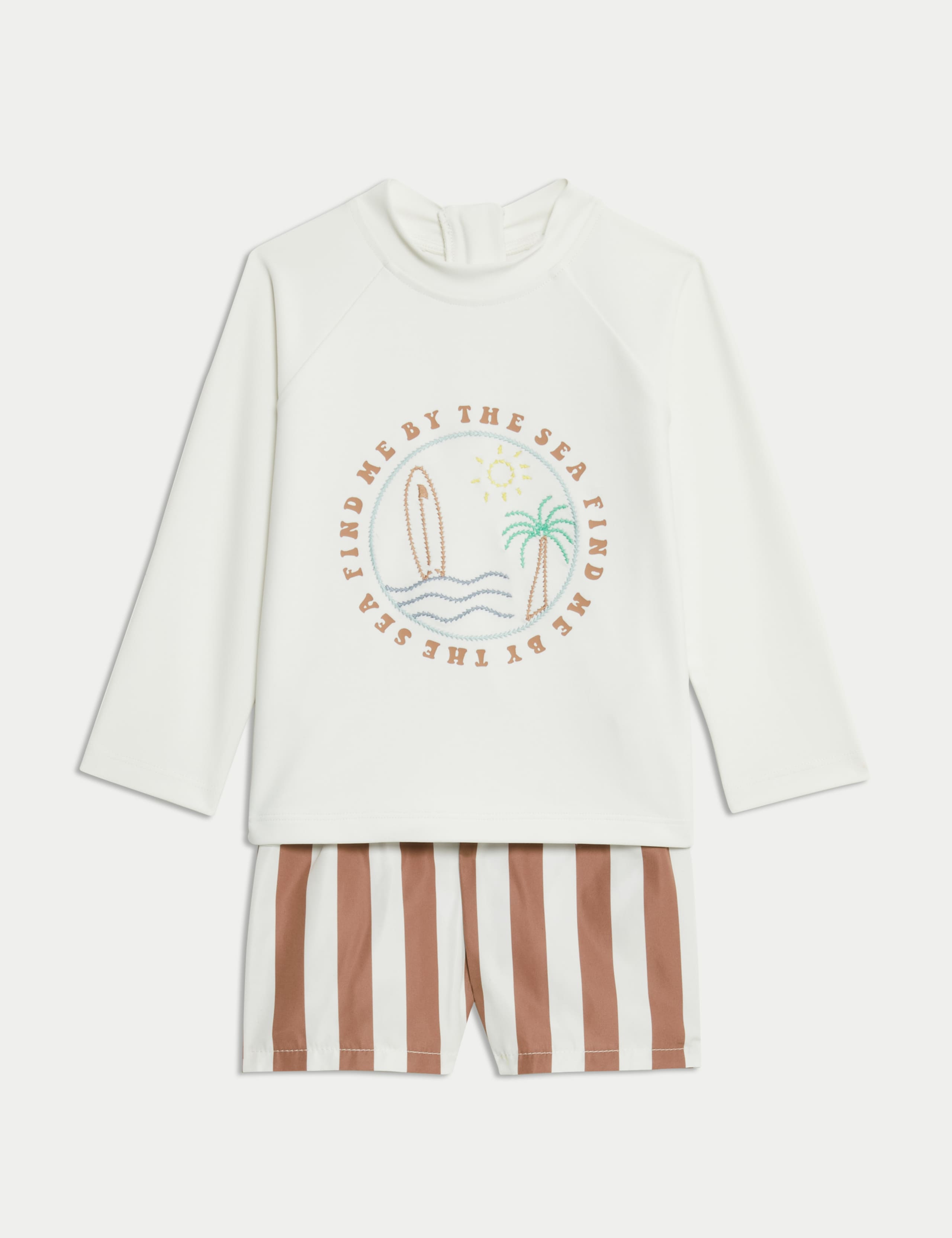 2pc Surf Rash Vest Swim Set (0-3 Yrs)