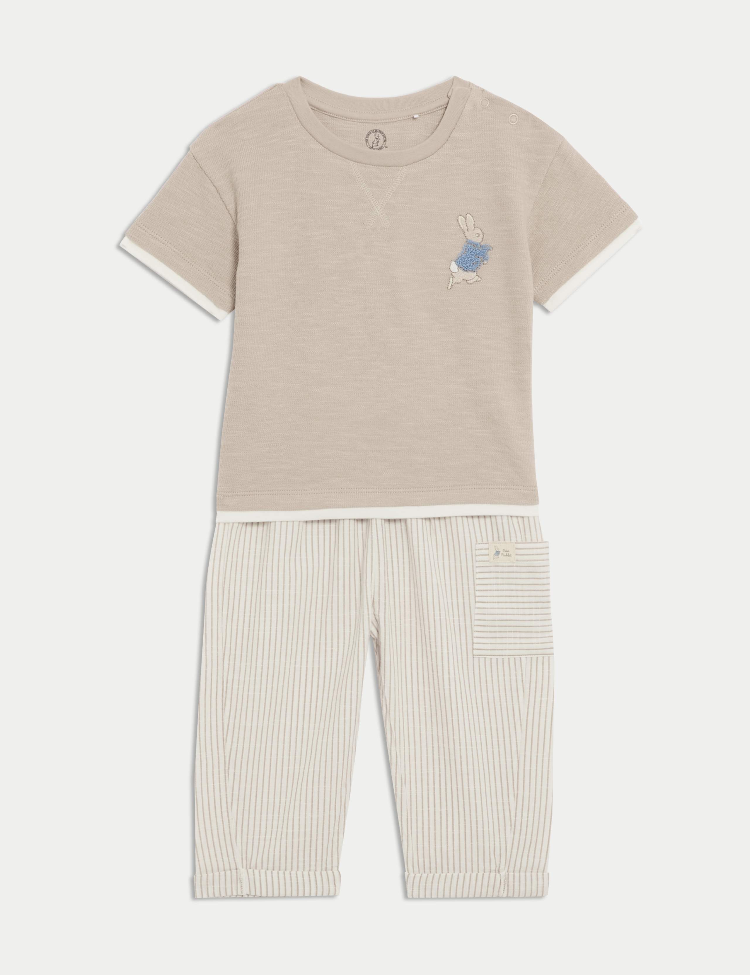 2pc Pure Cotton Peter Rabbit™ Outfit (0-3 Yrs)