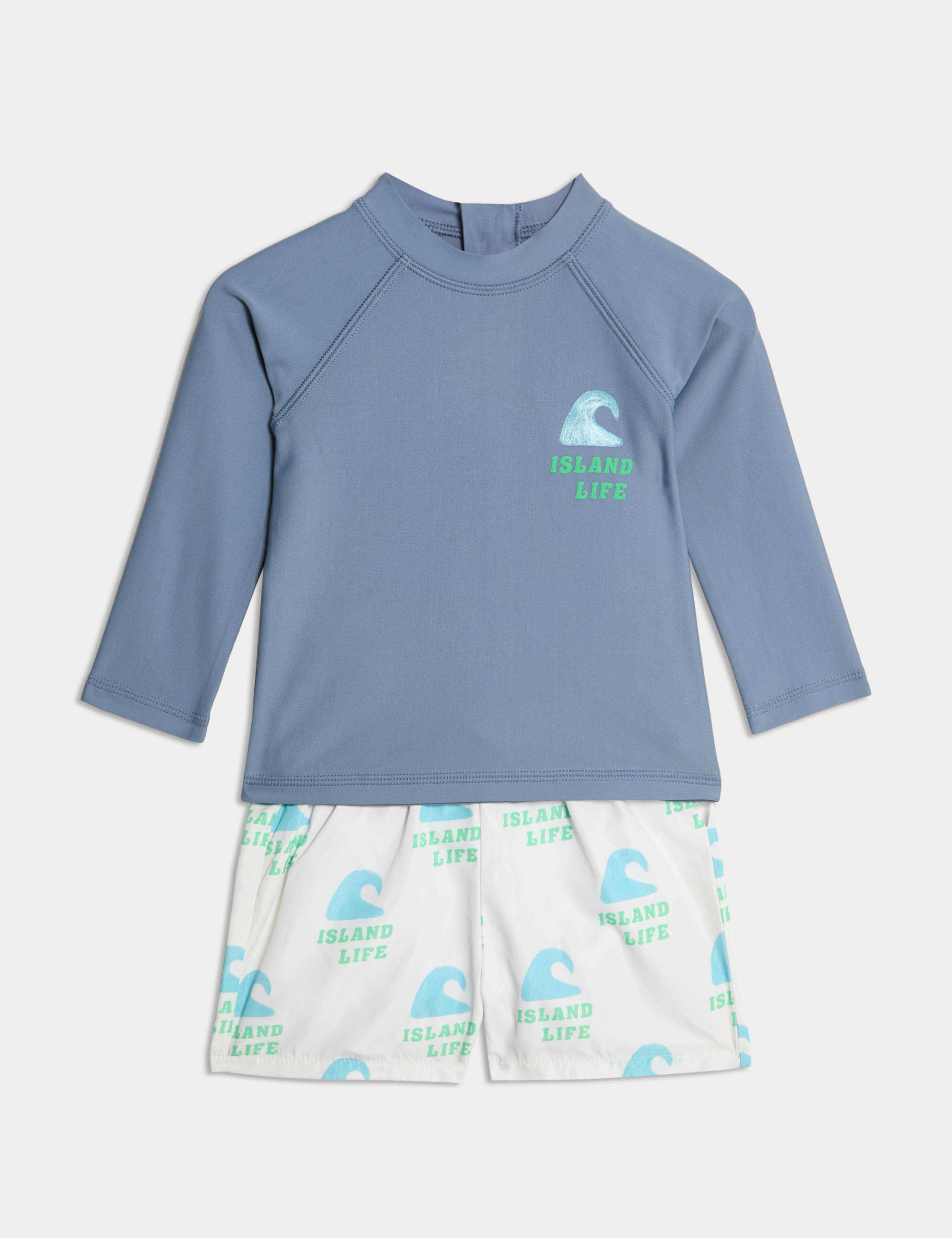 2pc Island Life Swim Set (0-3 Yrs)