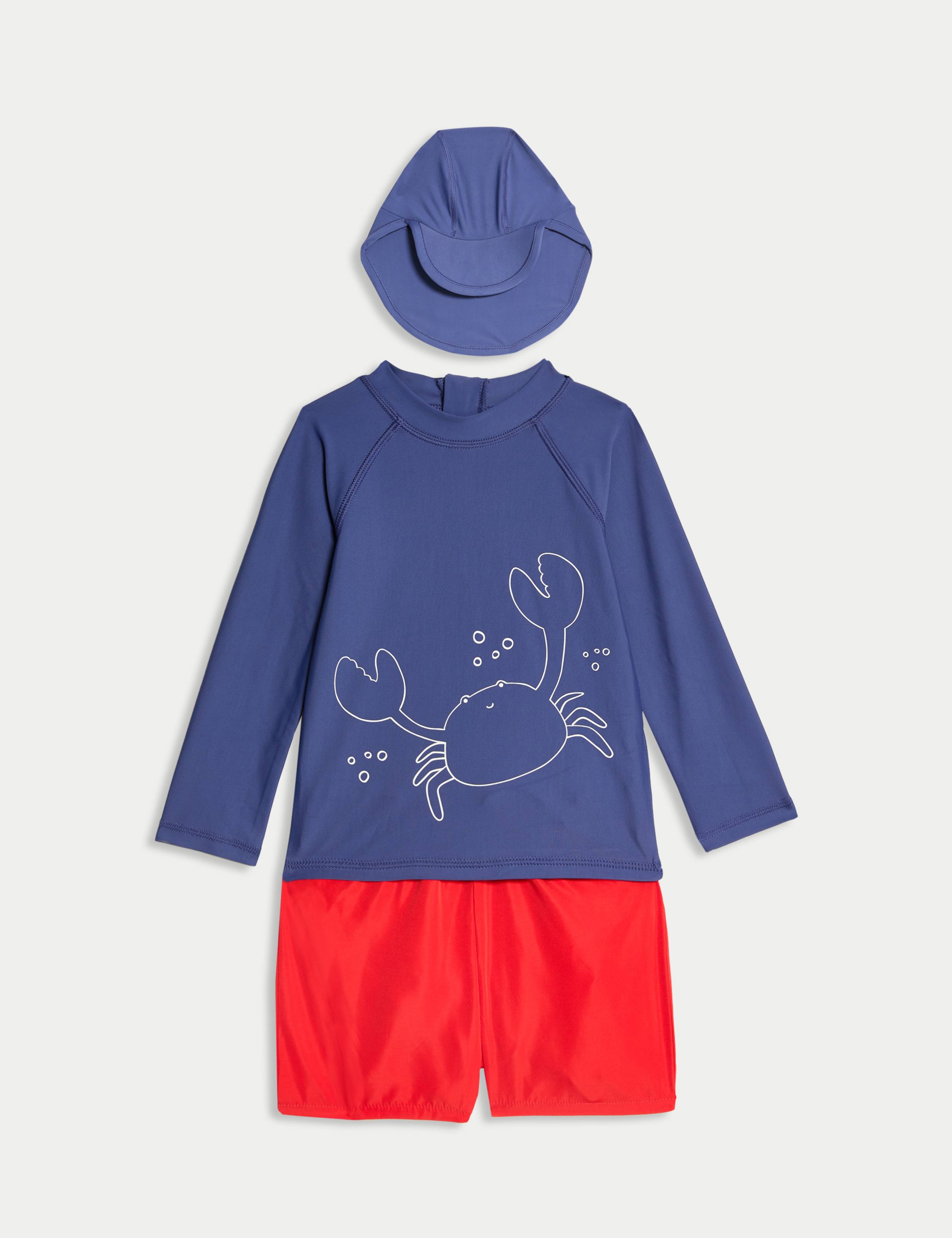 3pc Crab Swim Set (0-3 Yrs)