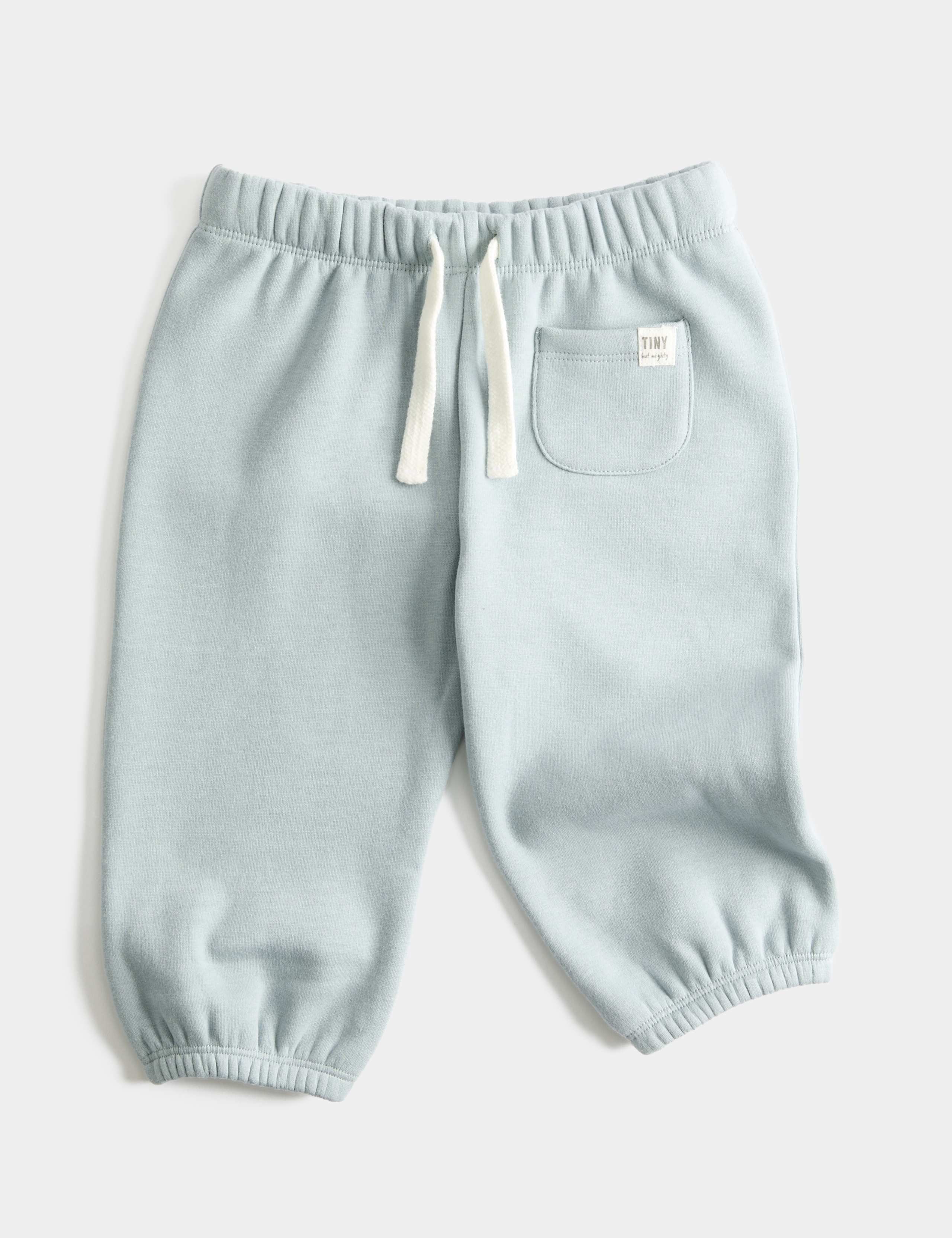 Cotton Blend Fleece Lined Joggers (0-3 Yrs)