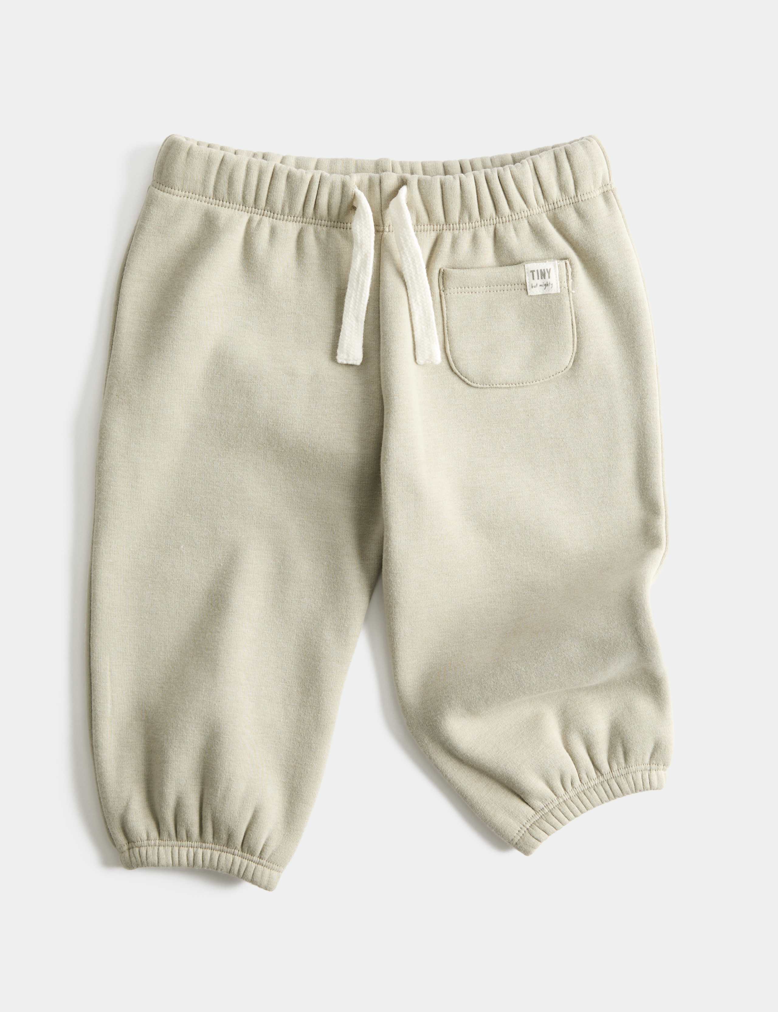 Cotton Blend Fleece Lined Joggers (0-3 Yrs)