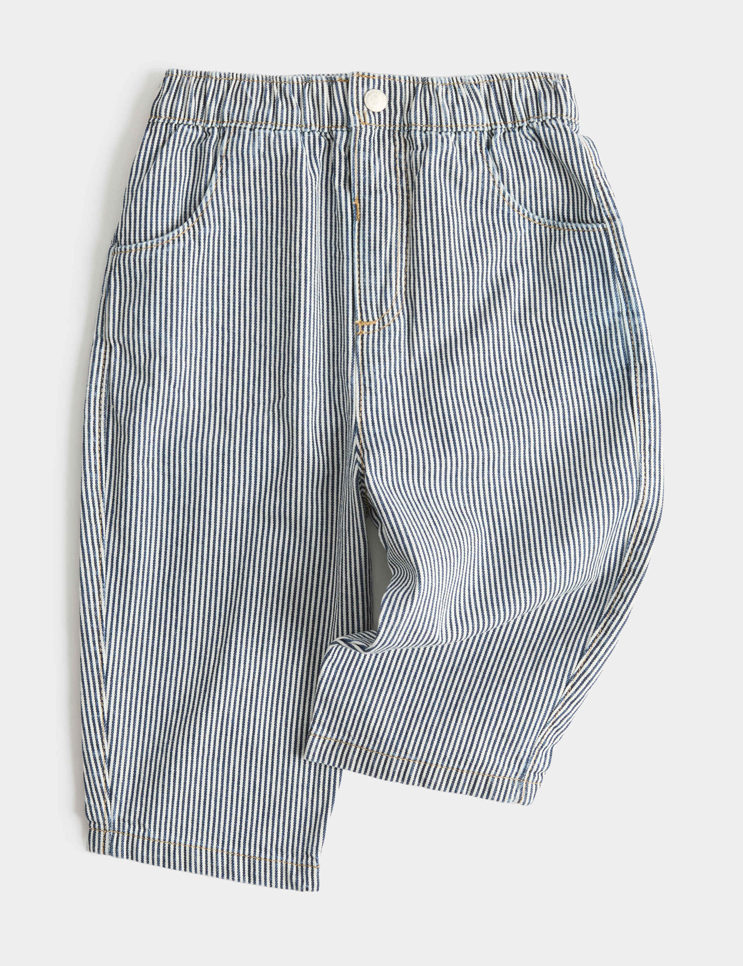 Pure Cotton Ticking Stripe Trousers (0-5 Yrs)