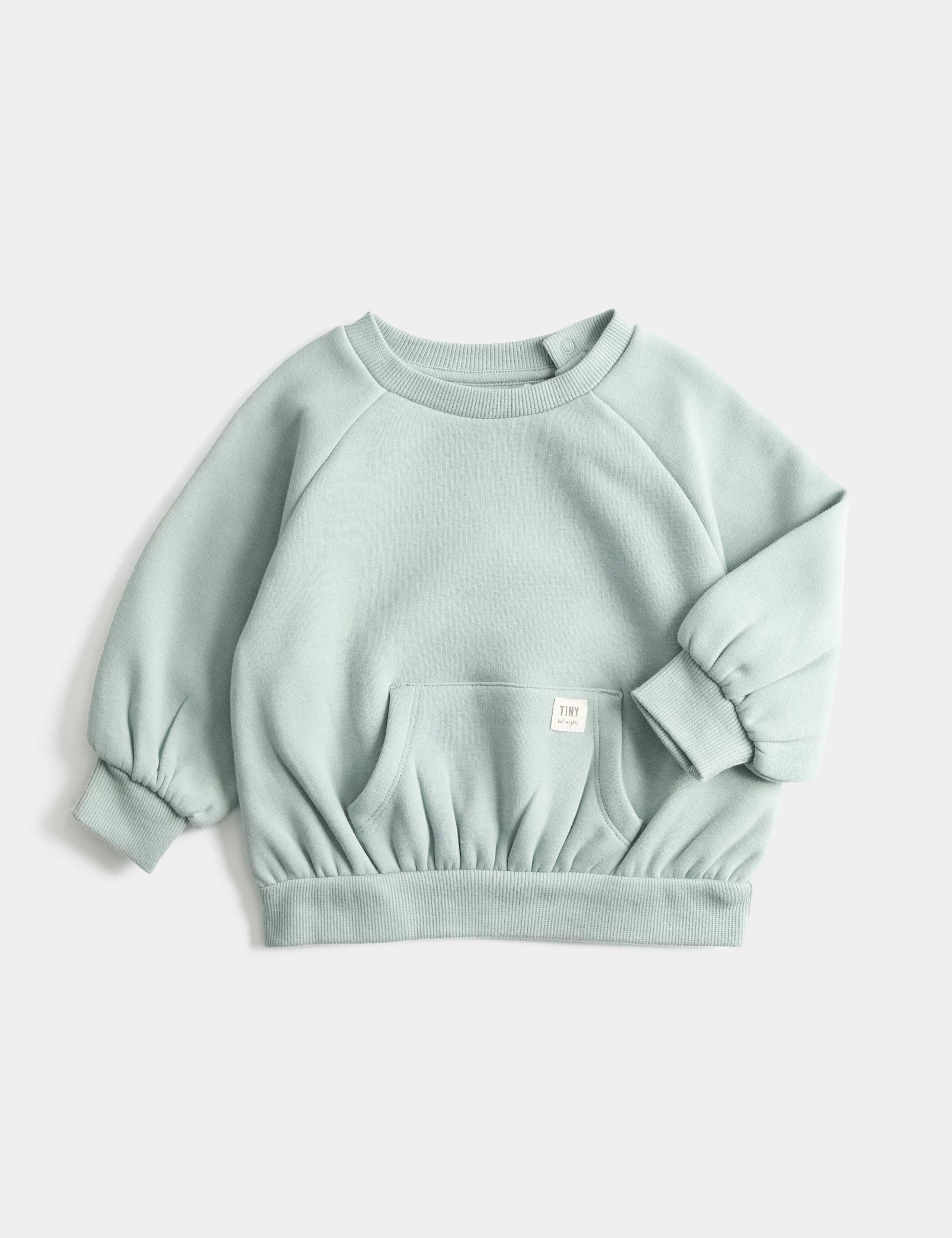 Cotton Blend Fleece Lined Sweatshirt (0-3 Yrs)