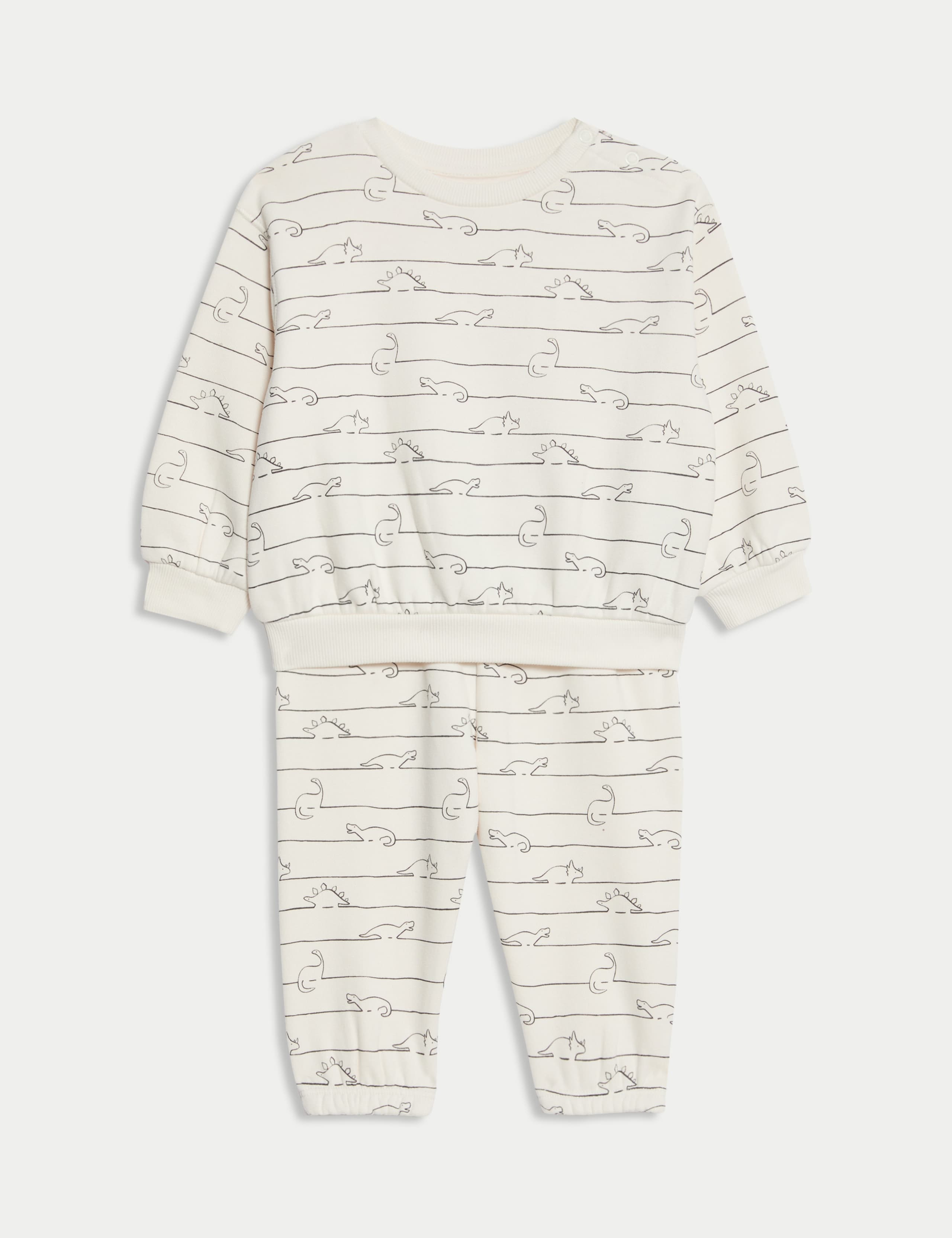 2pc Cotton Rich Dino Top & Bottom Outfit (0-6 Yrs)