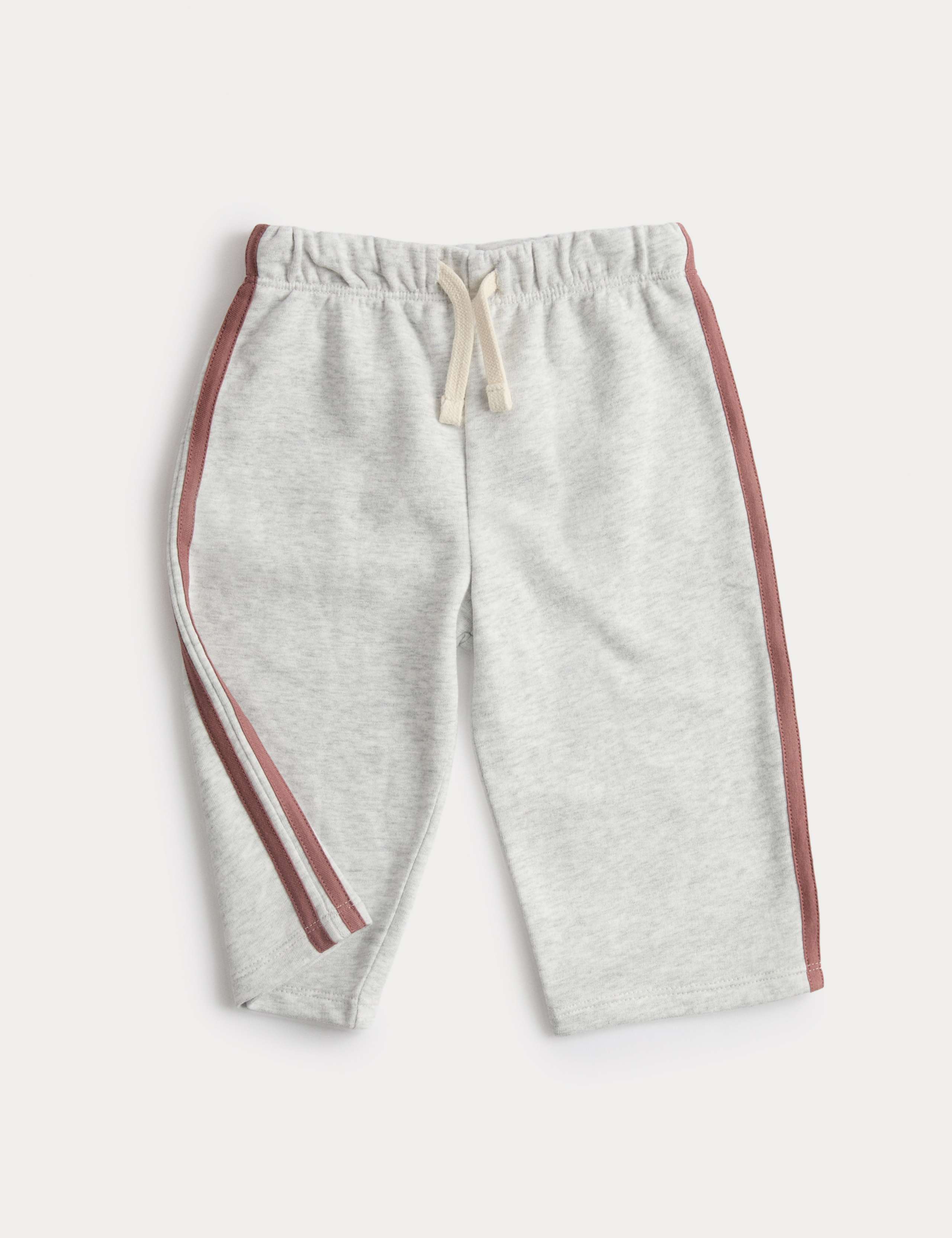 Cotton Rich Wide Leg Striped Joggers (0-3 Yrs)