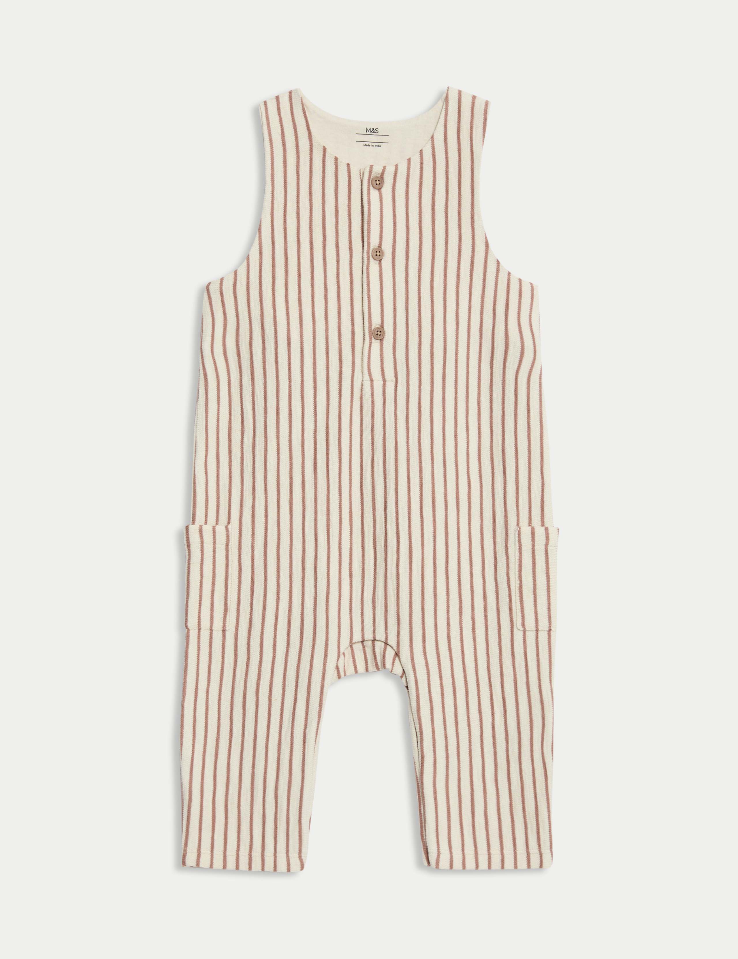 Pure Cotton Striped Romper (0-3 Yrs)