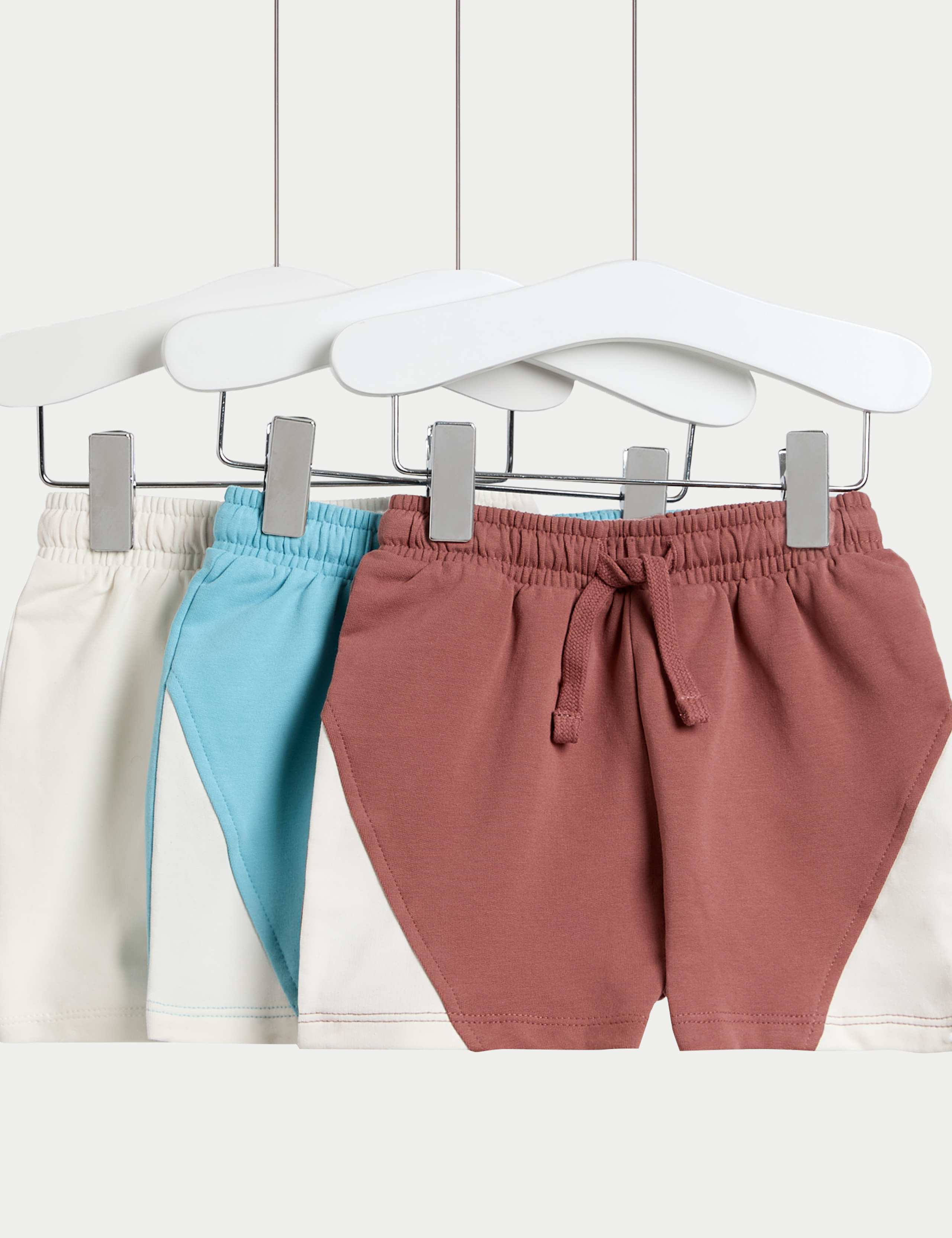 3pk Cotton Rich Shorts (0-3 Yrs)