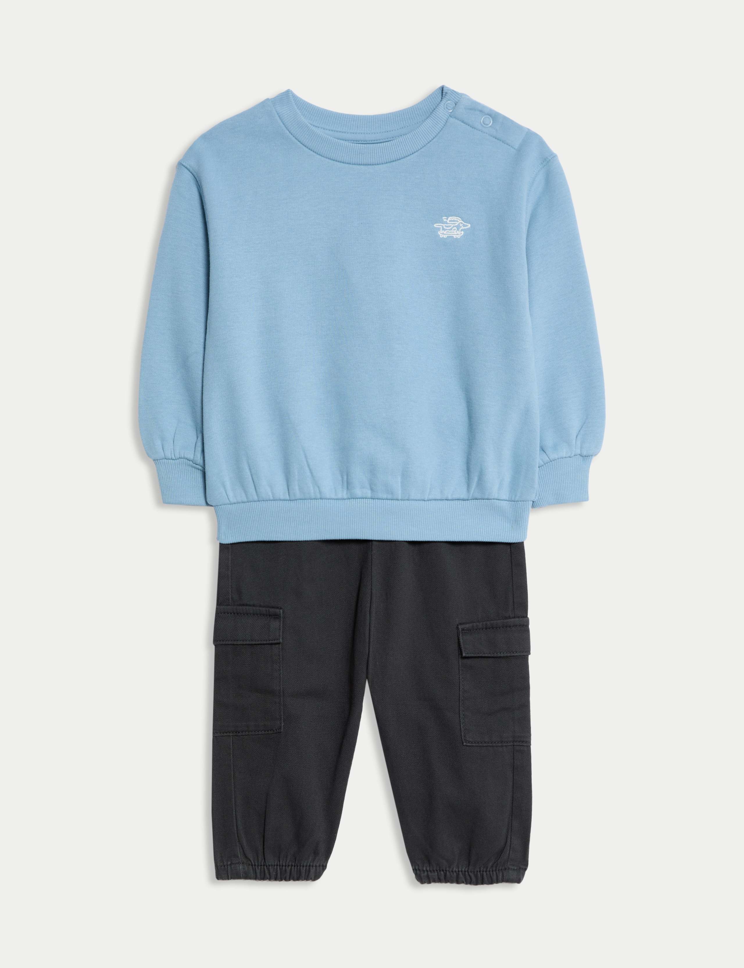 2pc Sweatshirt and Trousers Outfit (0 Mths-6 Yrs)