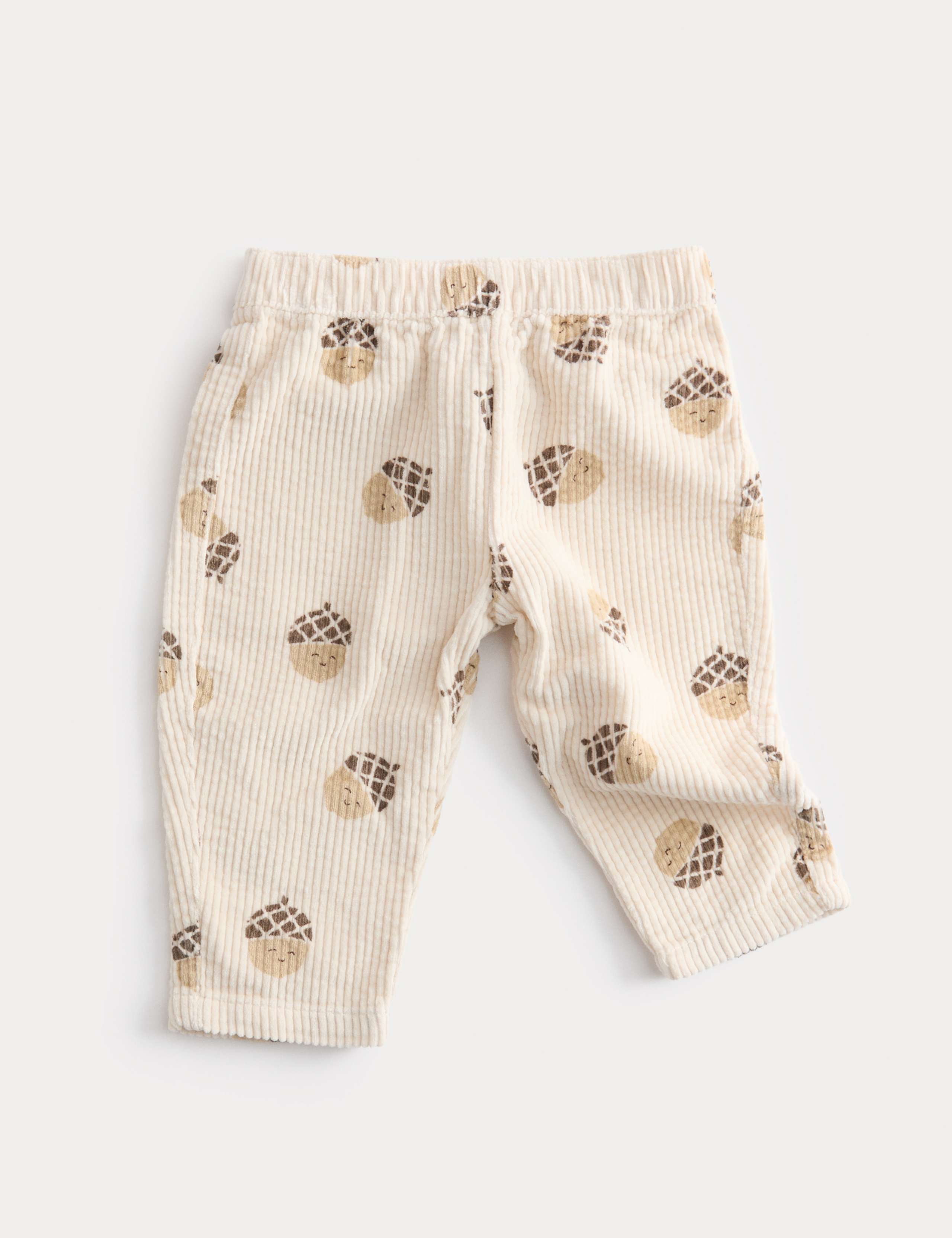 Pure Cotton Little Acorn Trousers (0-3 Yrs)