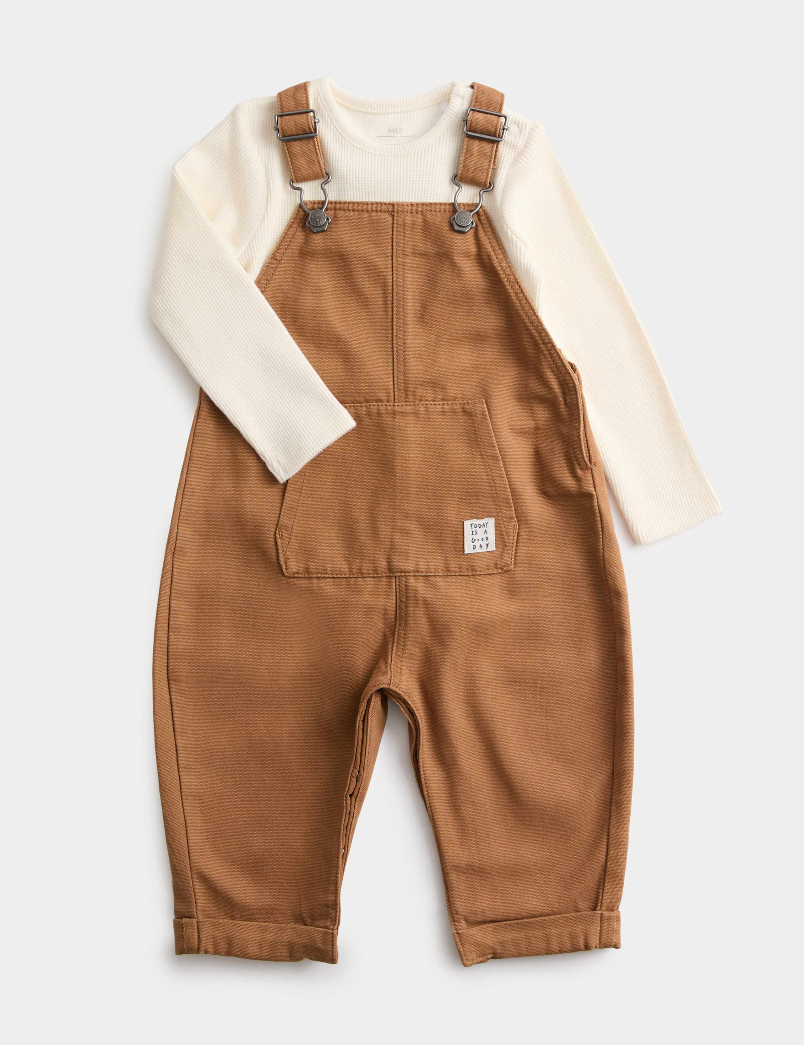 Cotton Rich Dungaree Outfit (0 Mths-3 Yrs)