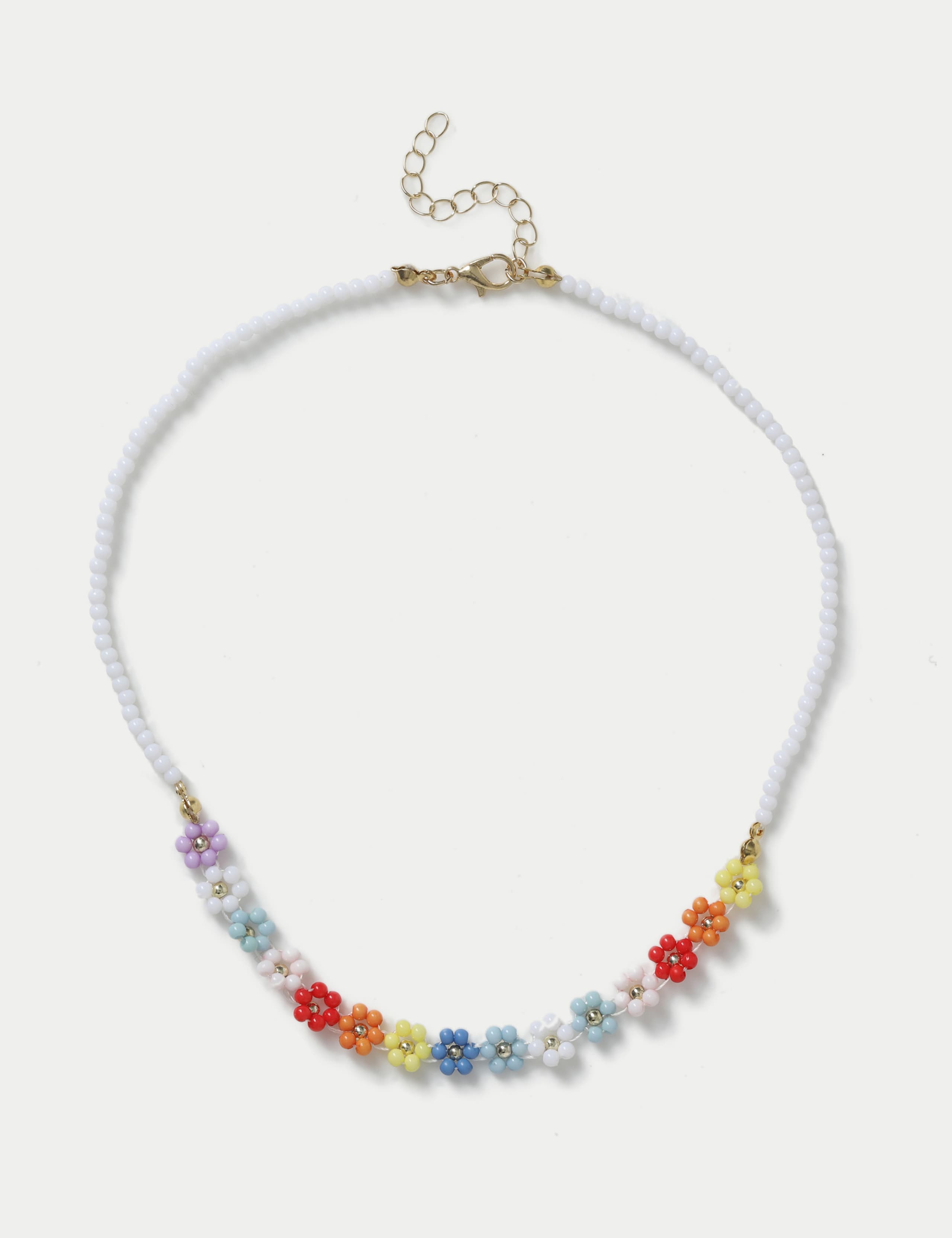 Beaded Flower Neckwear