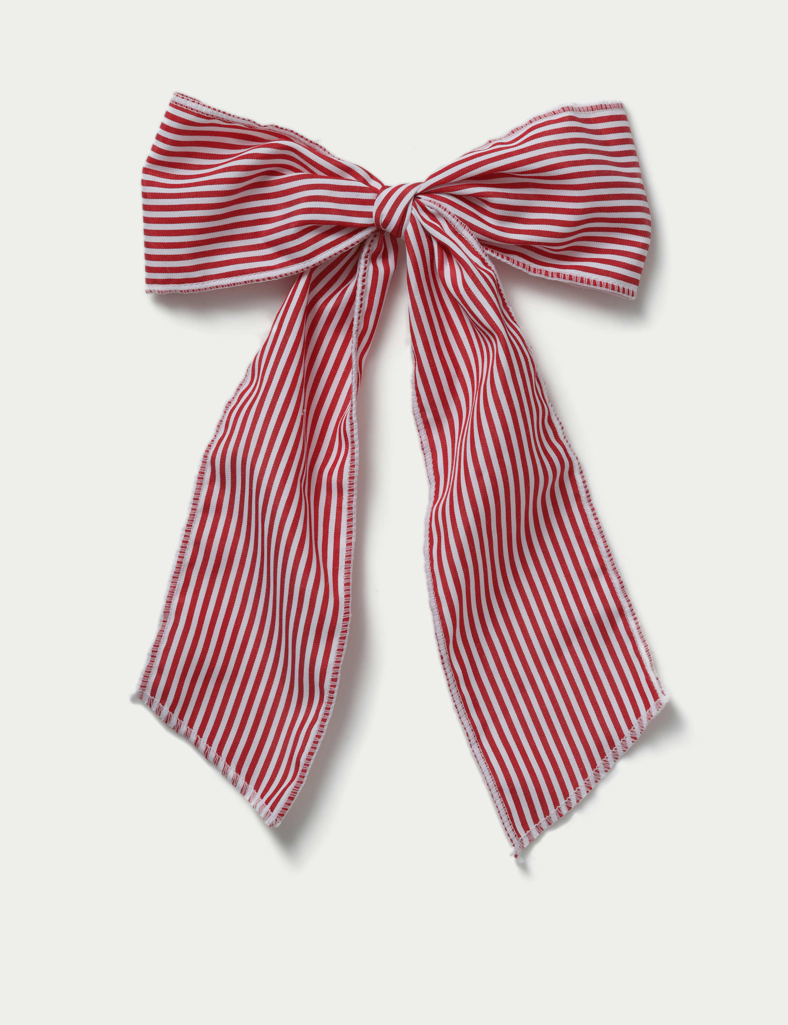 Red Stripe Bow