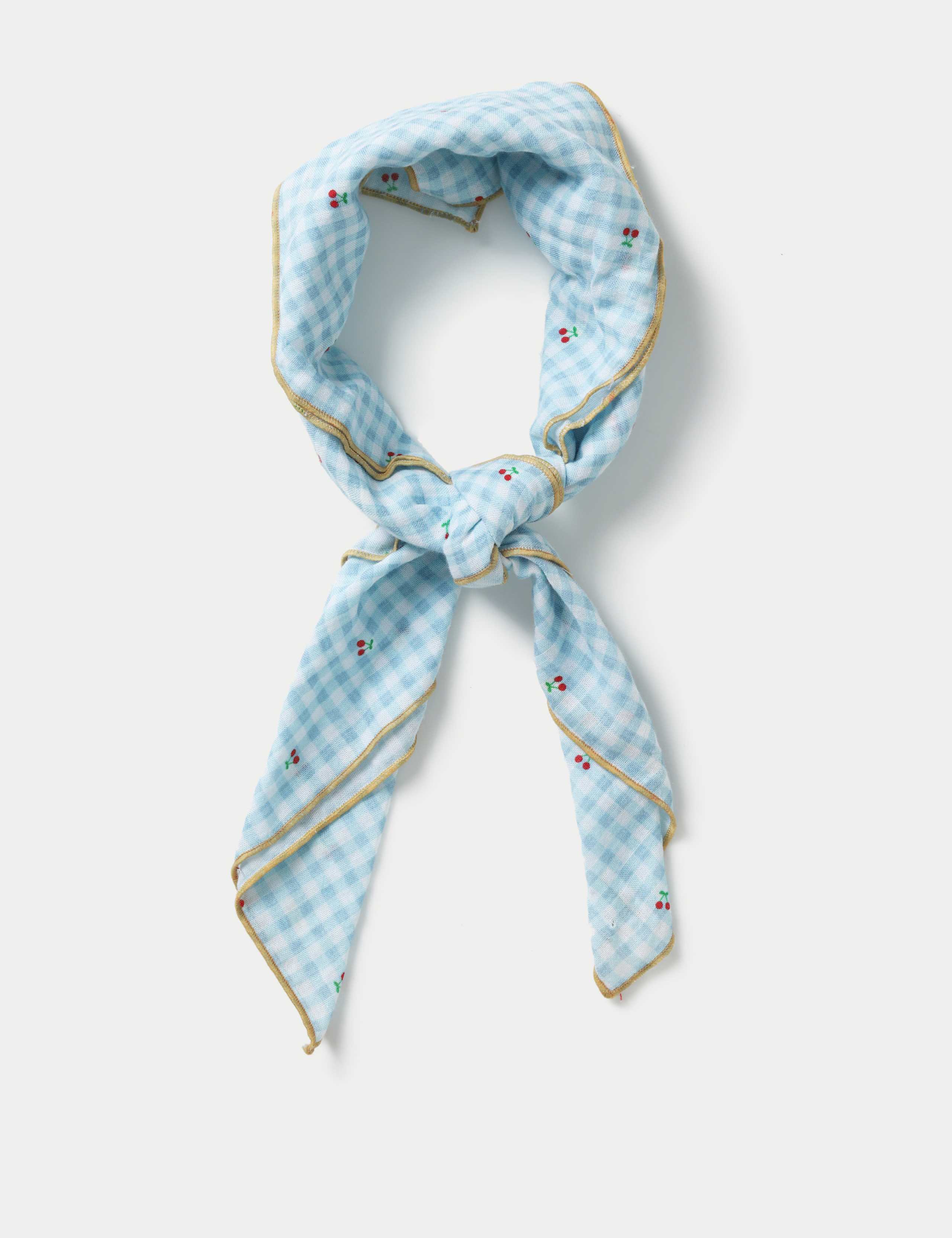 Cherry Gingham Neckerchief
