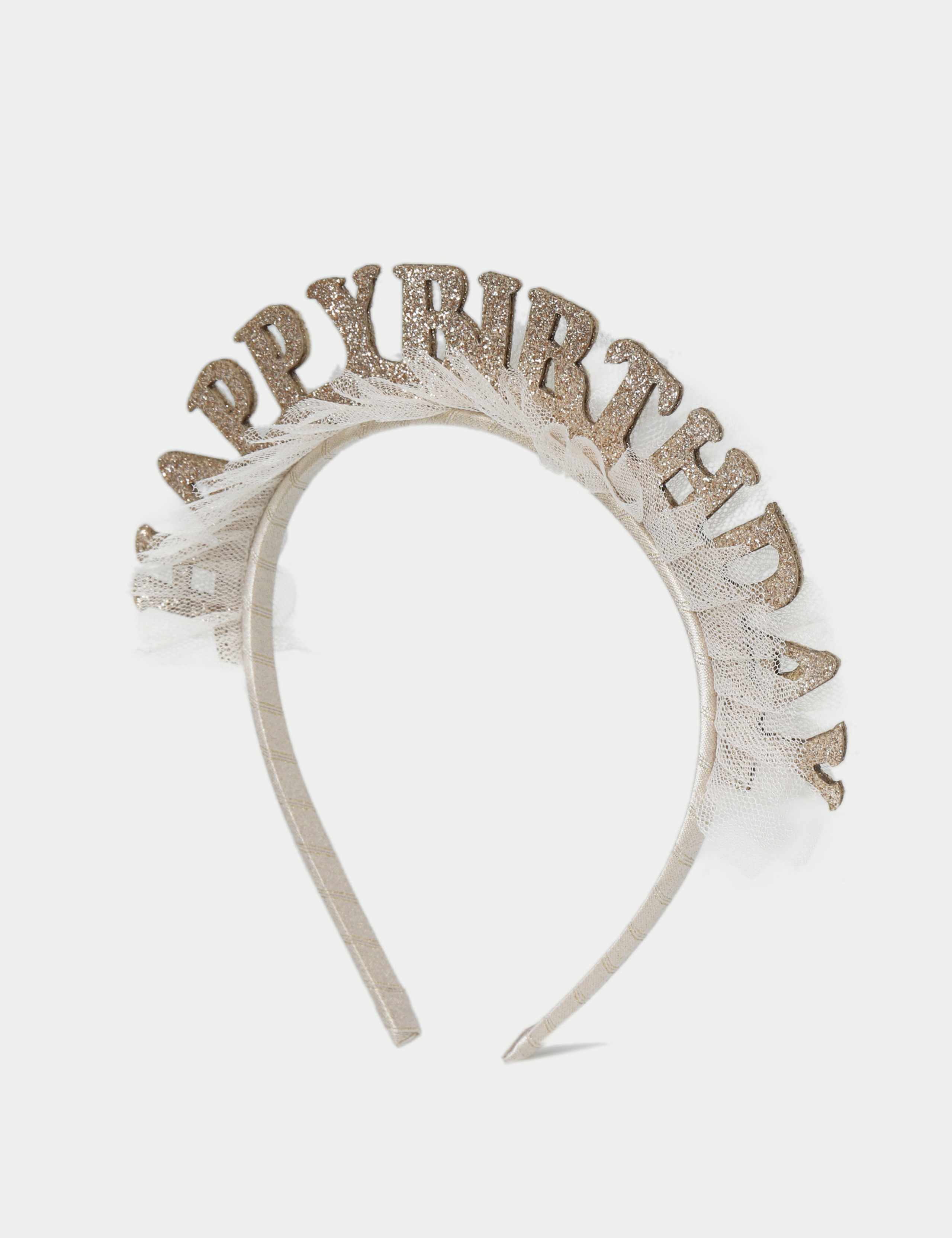 Happy Birthday Tulle Headband